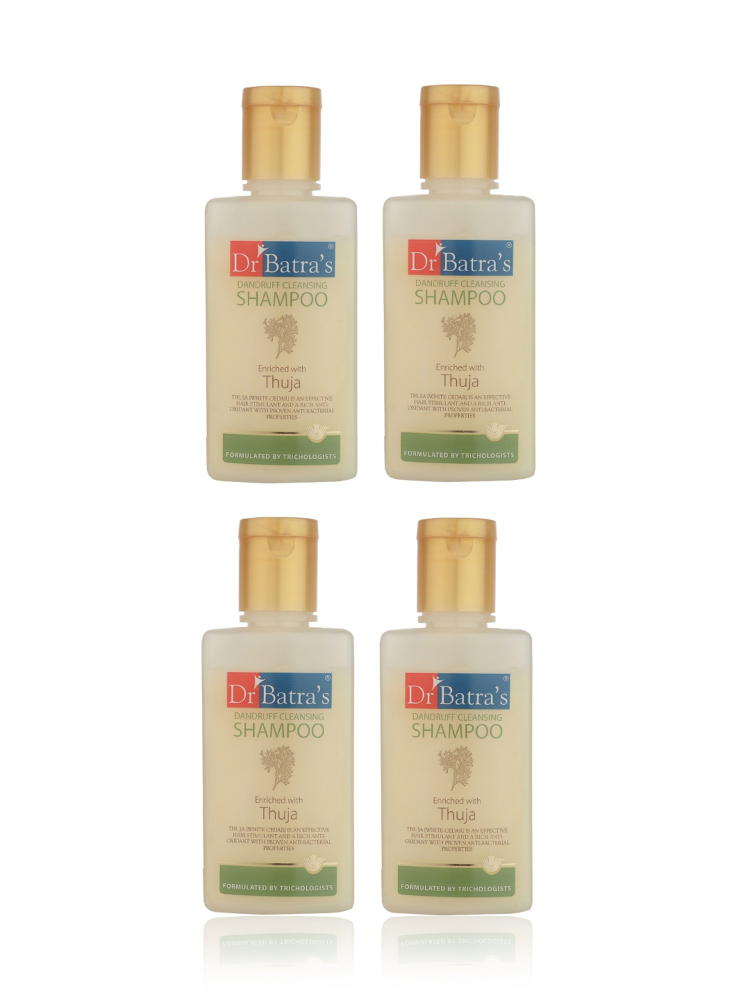 Buy Dr. Batra's Dandruff Cleansing Shampoo Pack of 4 - 400 ml Online At  Best Price @ Tata CLiQ