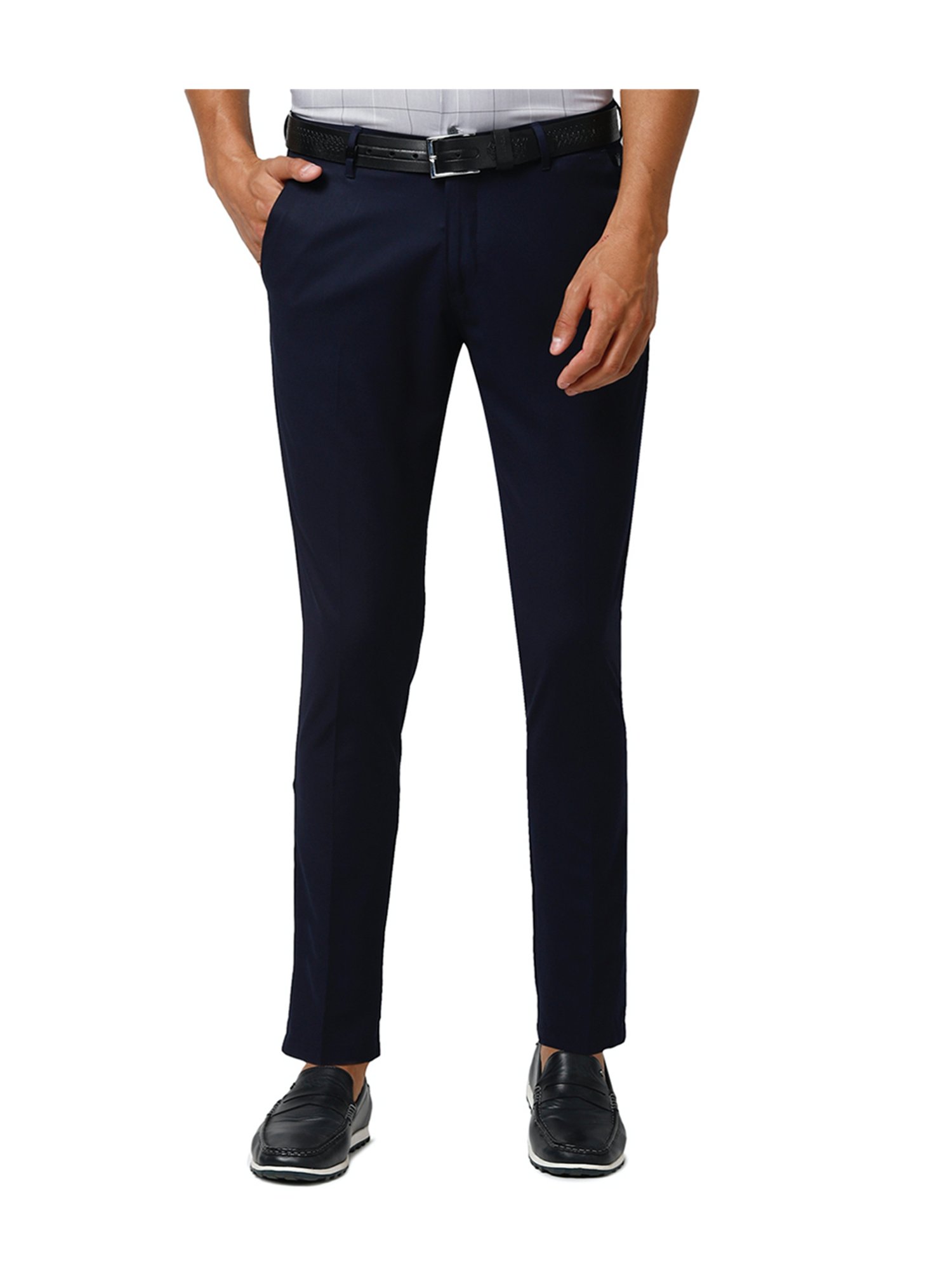 Louis Philippe Sport Casual Trousers Buy Louis Philippe ATH Work Solid  Black Trousers Online  Nykaa Fashion