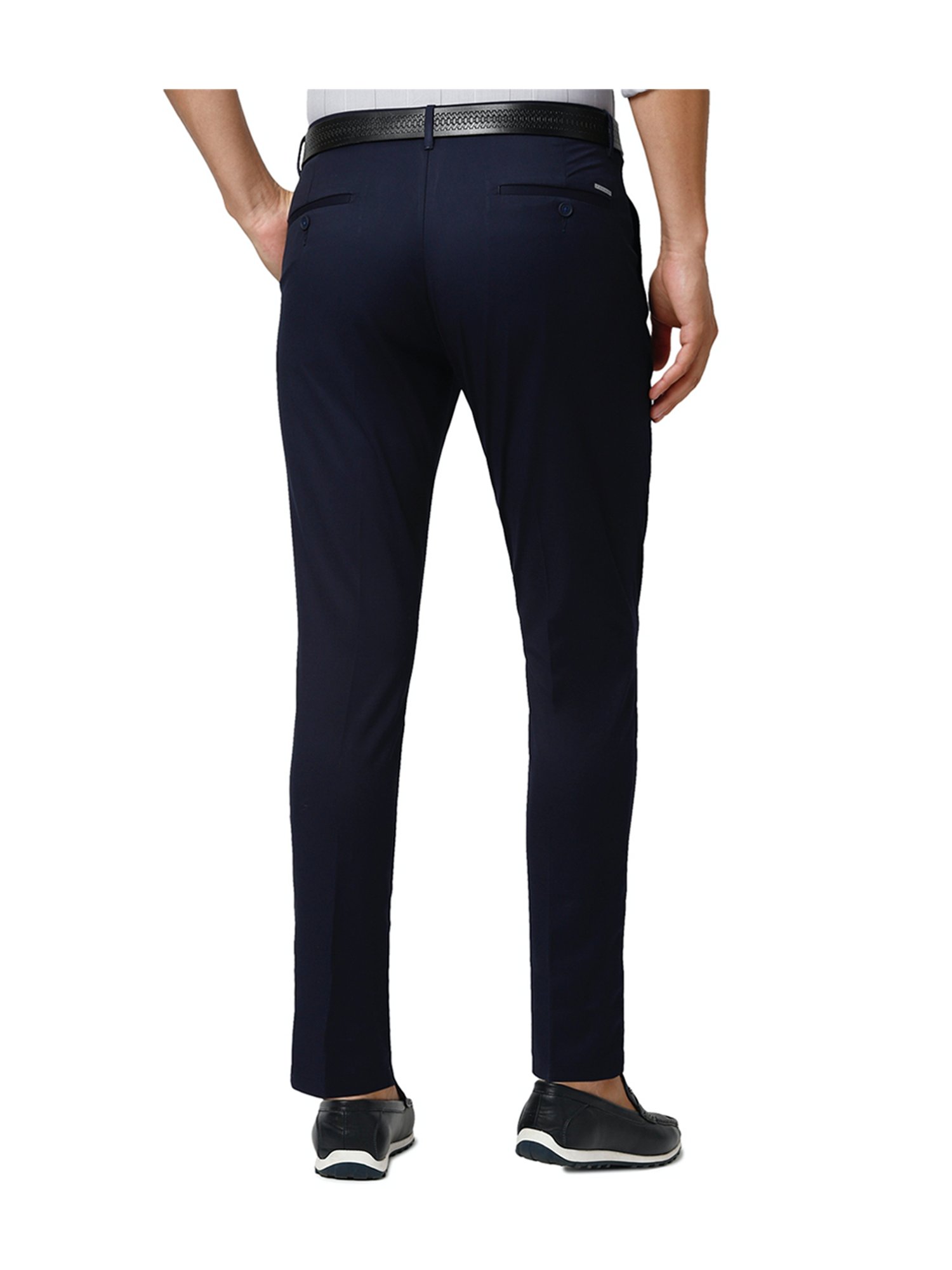 Buy Louis Philippe Ath.Work Men Mid Rise Regular Fit Trousers - Trousers  for Men 24871566 | Myntra