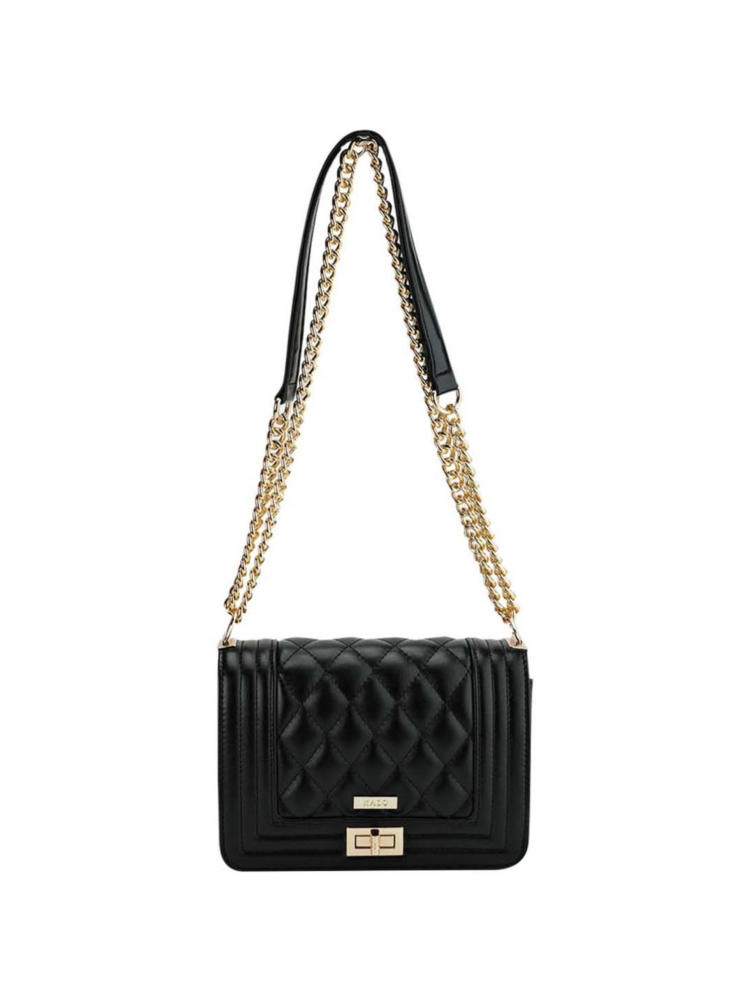 Kazo Handbags : Buy Kazo Black Textured Handbag Online