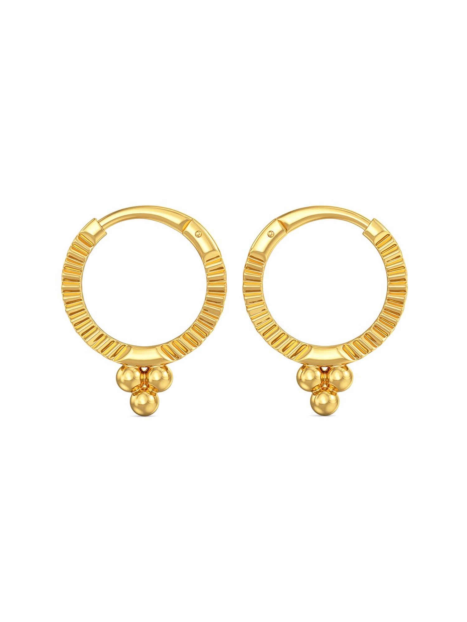 MyShop Golden Metal Brass Earrings for Girls Pack of 4  Amazonin  Fashion