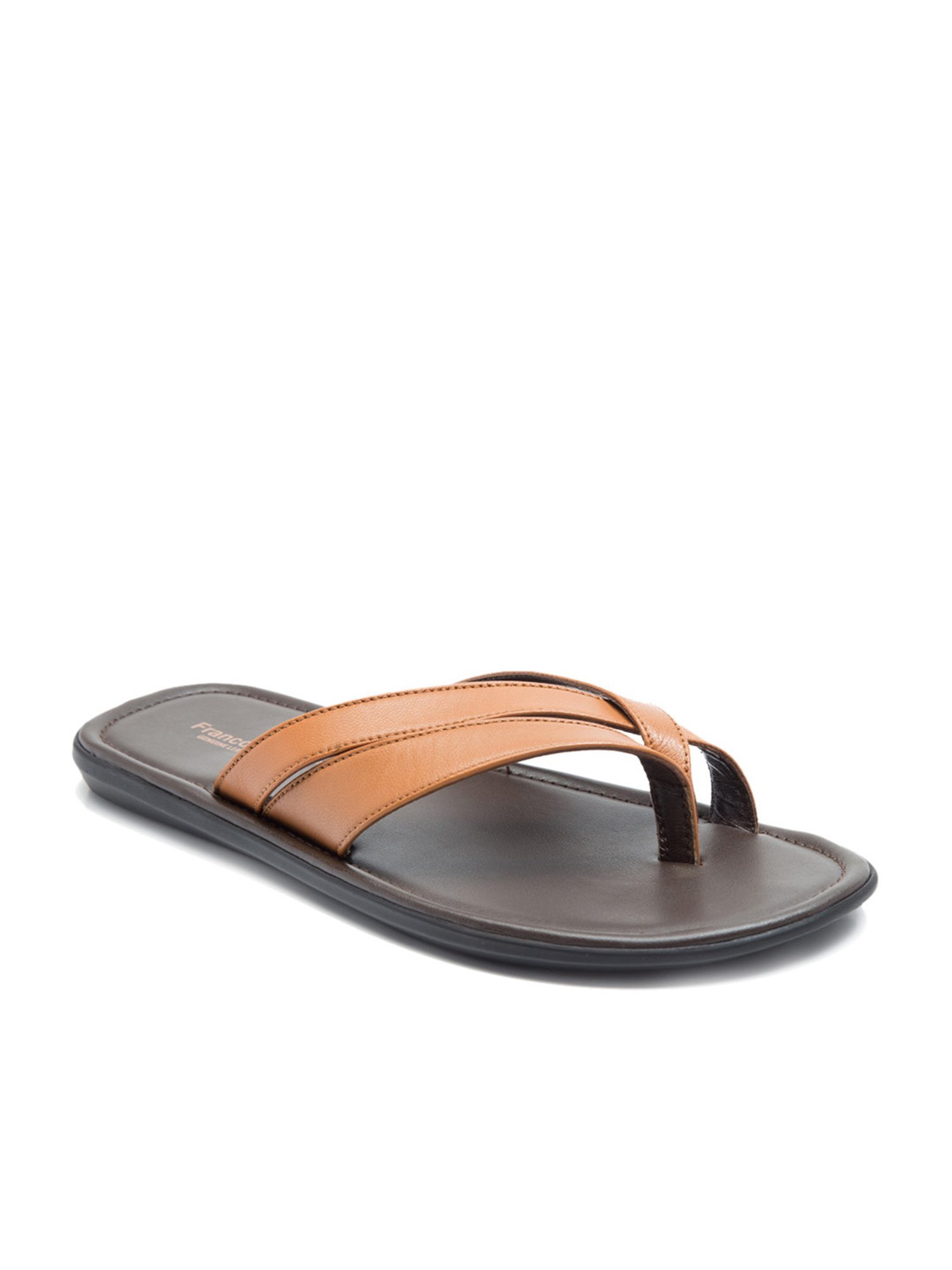 Buy Franco Leone Men Brown Leather Sandals - Sandals for Men 157359 | Myntra