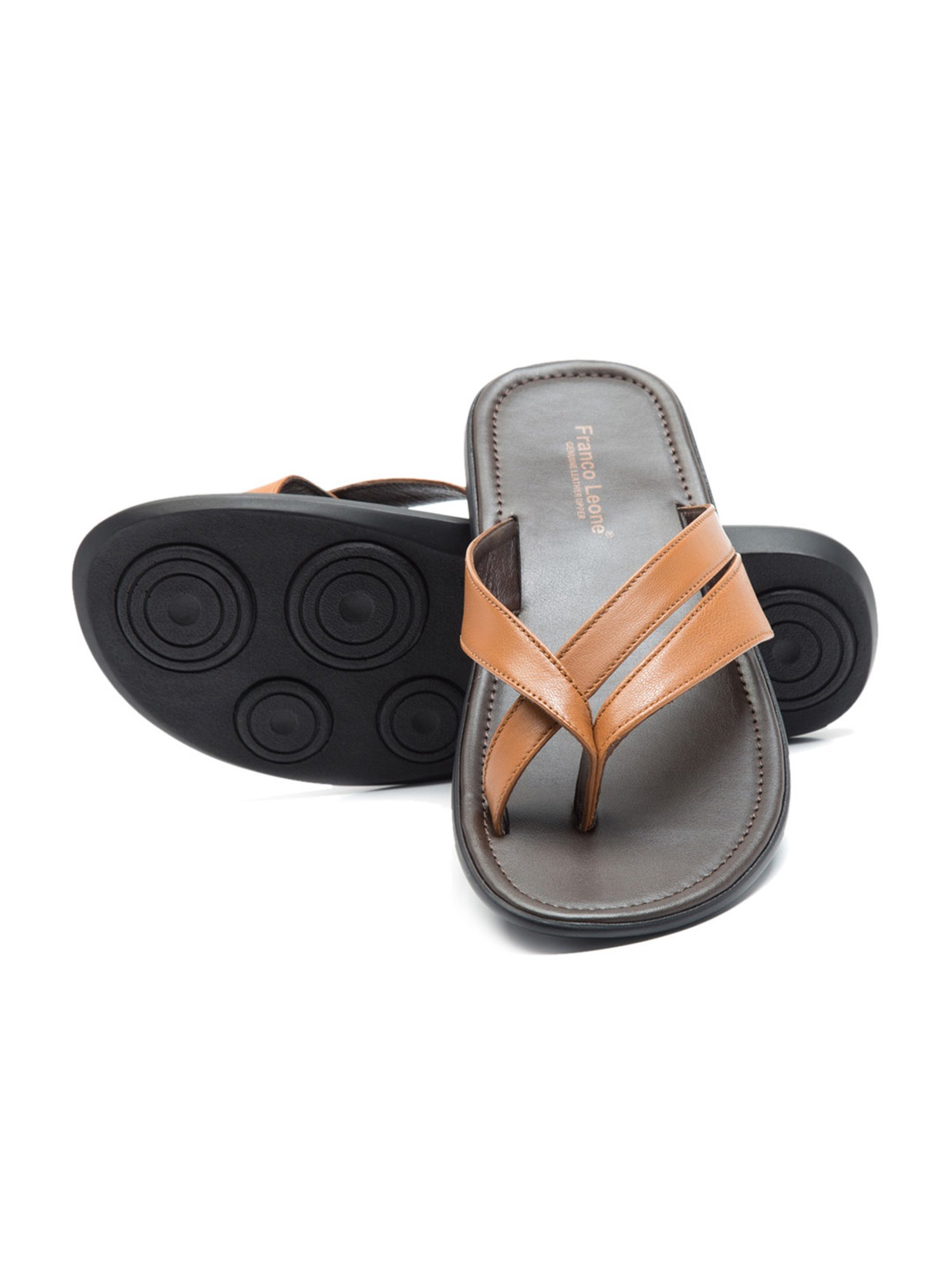 Buy online Tan Back Strap Sandal from Sandals and Floaters for Men by Franco  Leone for ₹1009 at 63% off | 2024 Limeroad.com