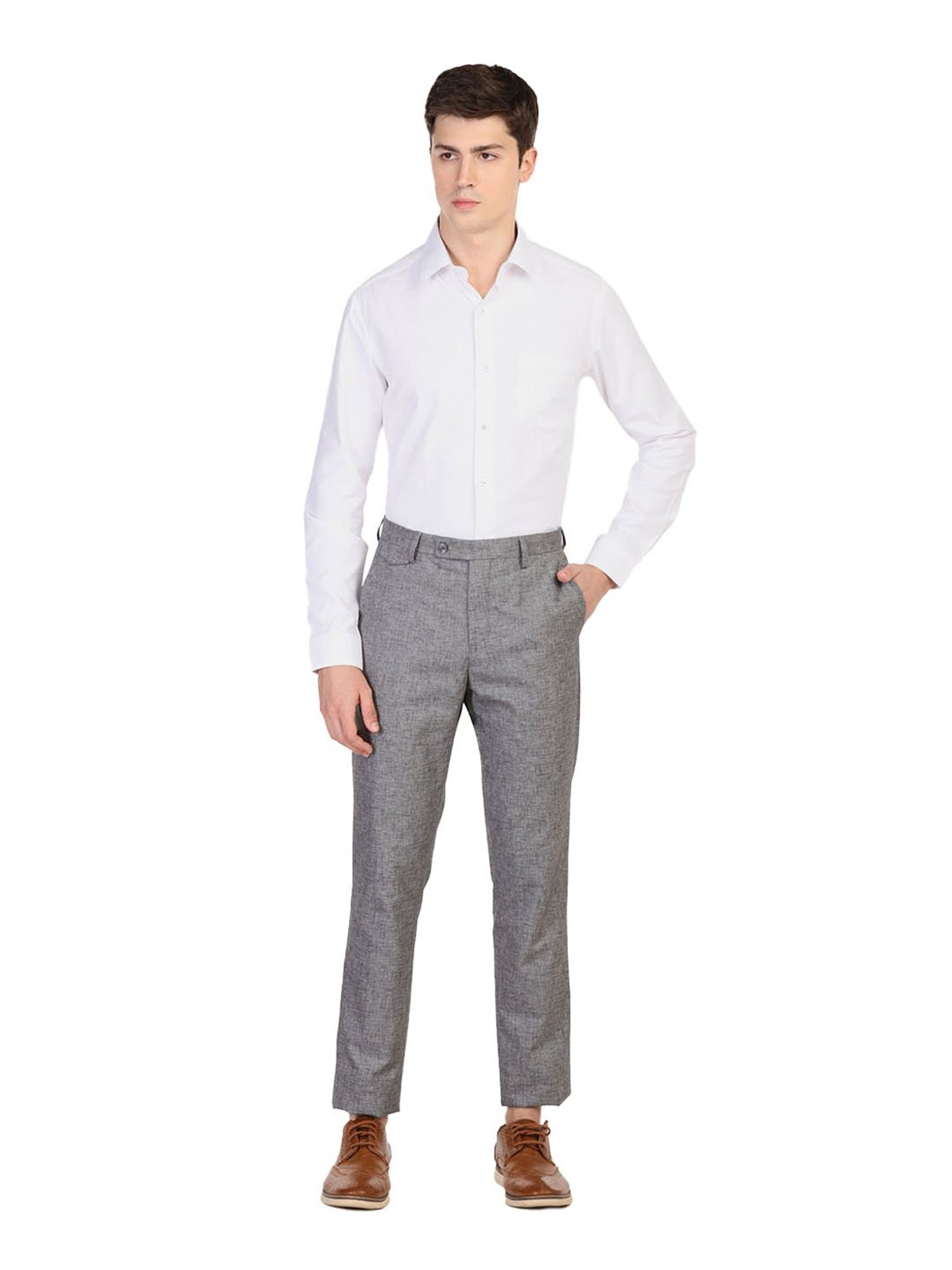 Buy Arrow Newyork Super Slim Fit Autoflex Trousers  NNNOWcom