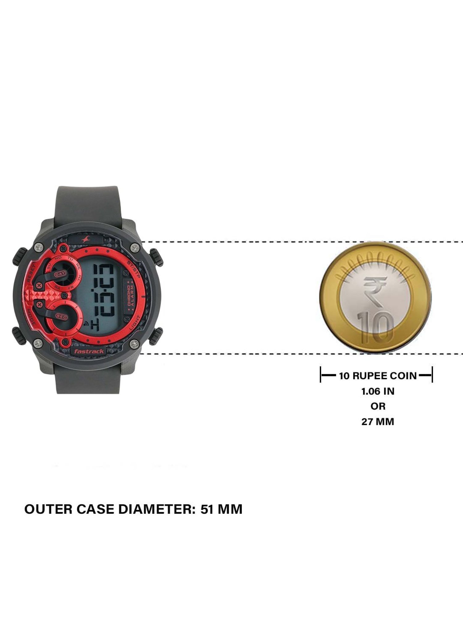 Buy Fastrack 38045PP01 Trendies Digital Watch for Men at Best