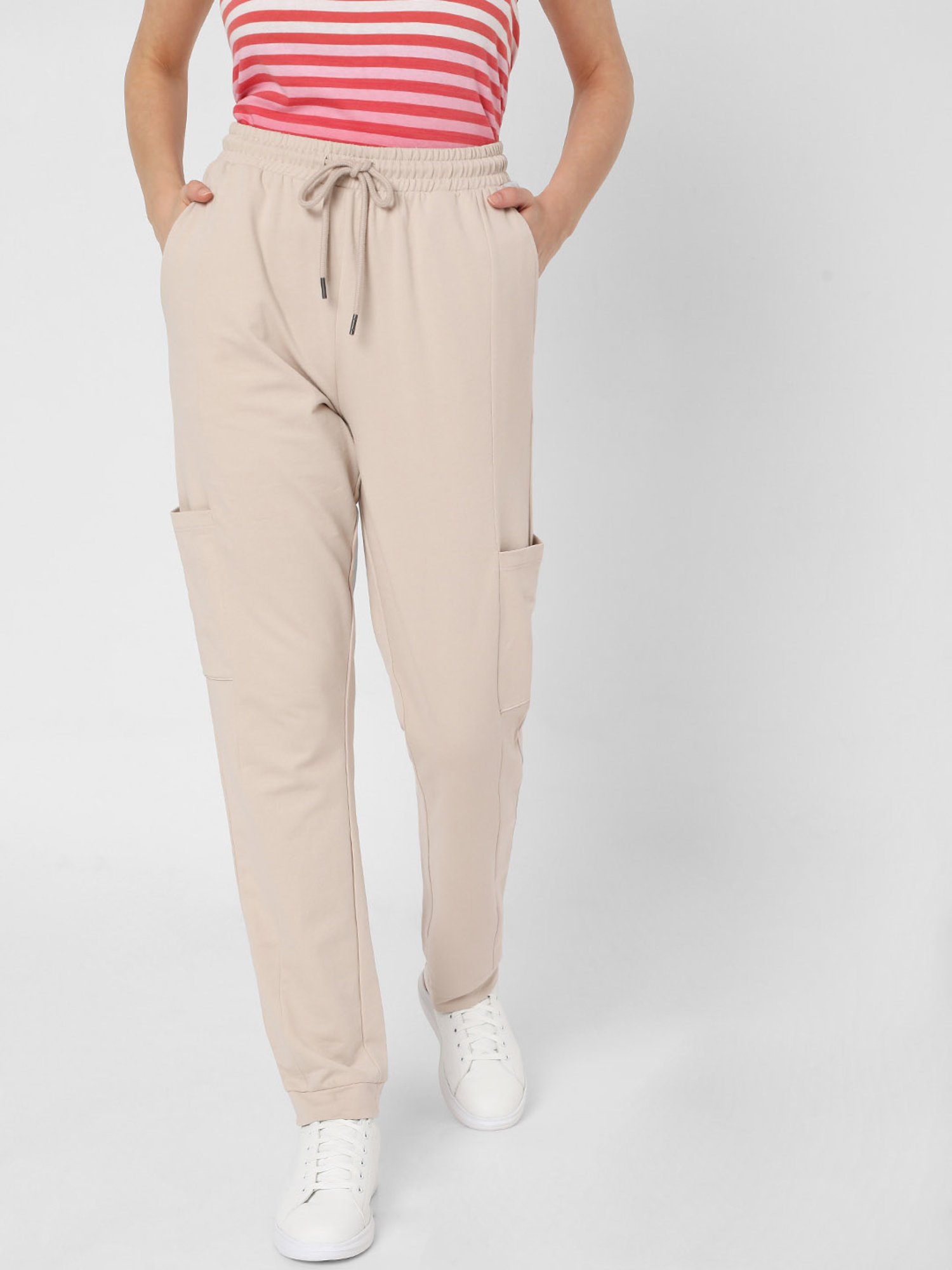 Soft Cotton Solid Color Pant  White