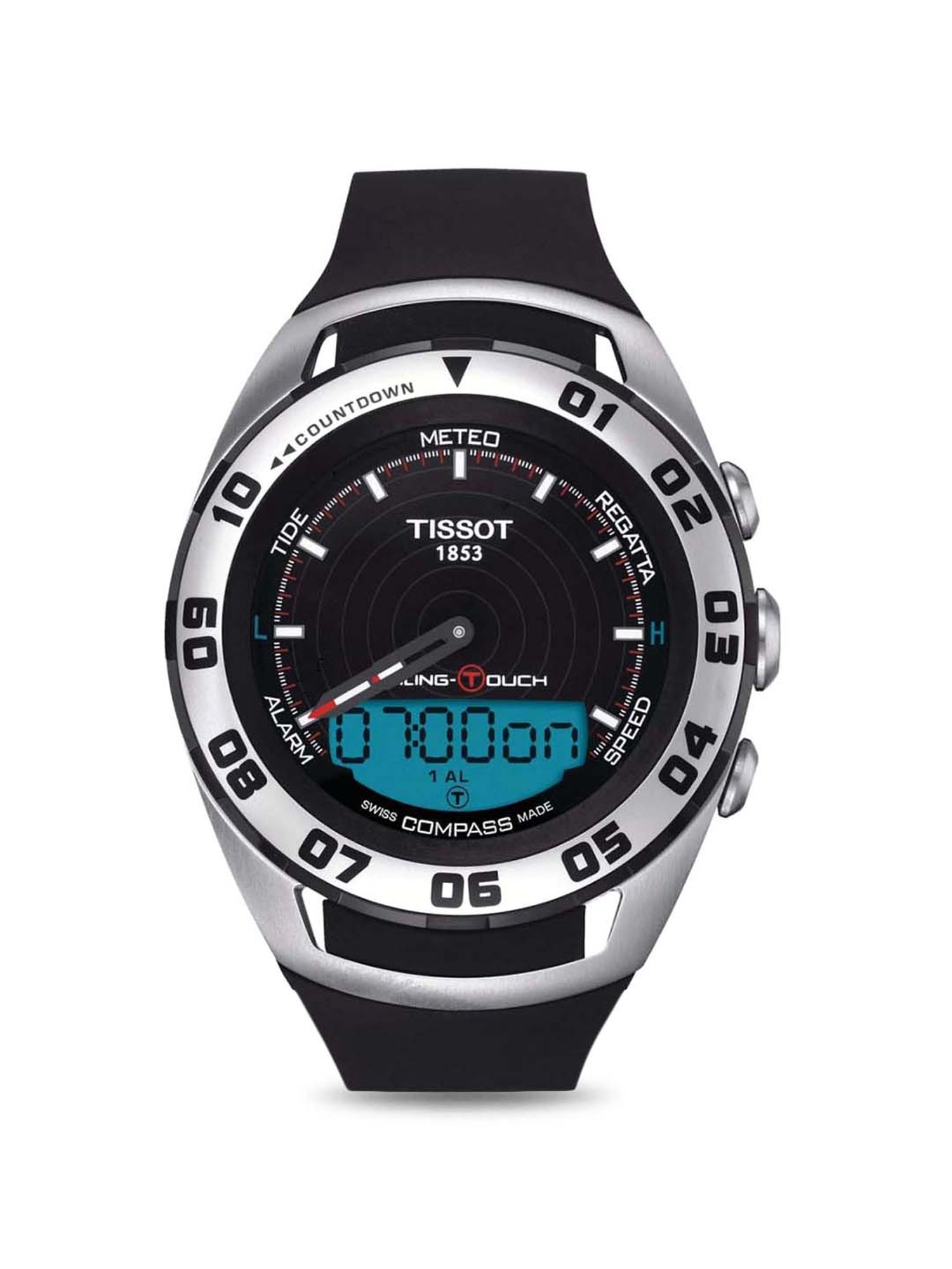 Tissot PRX Silver Band Black Digital T137.463.11.030.00 New In Box With  Tags | eBay
