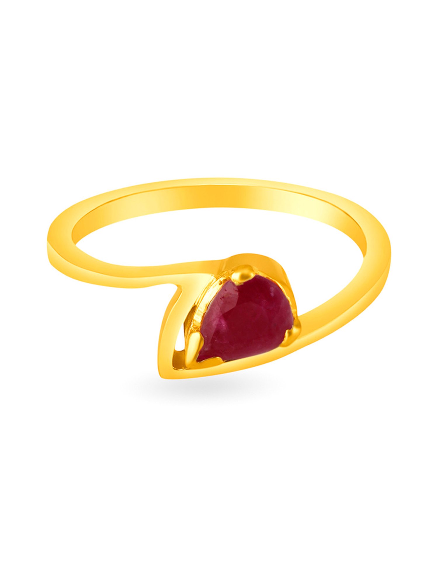 Eclectic 18 Karat Gold And Diamond And Ruby Ring
