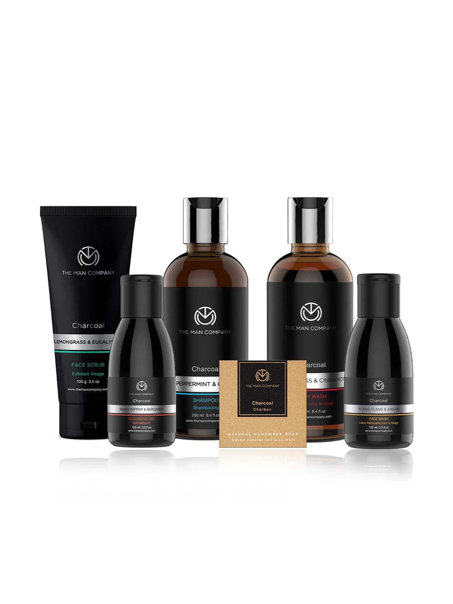 Buy The Man Company Charcoal Grooming Kit (Set of 6) - 925 ml Online At  Best Price @ Tata CLiQ