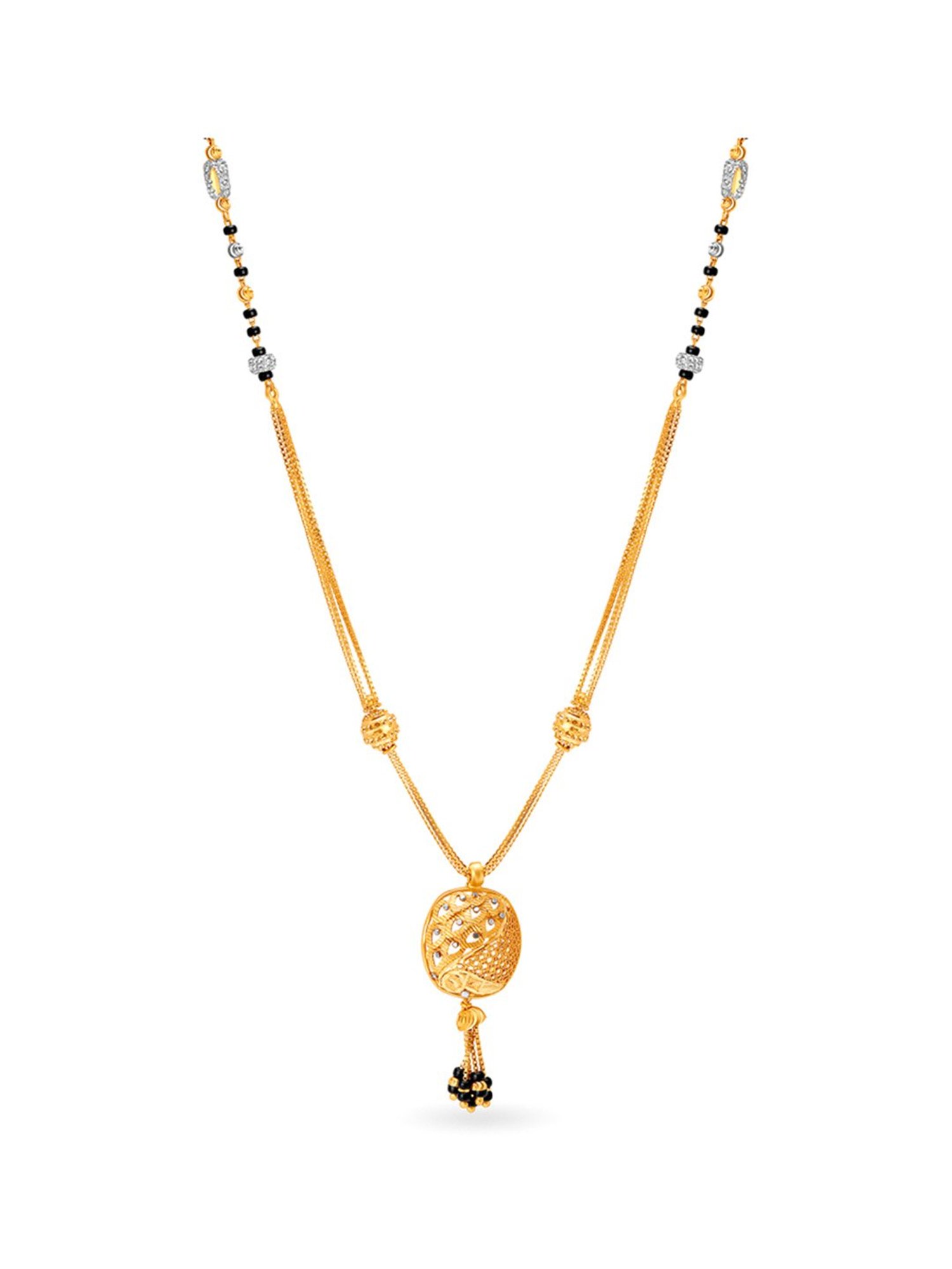 Tanishq gold mangalsutra hot sale designs and price