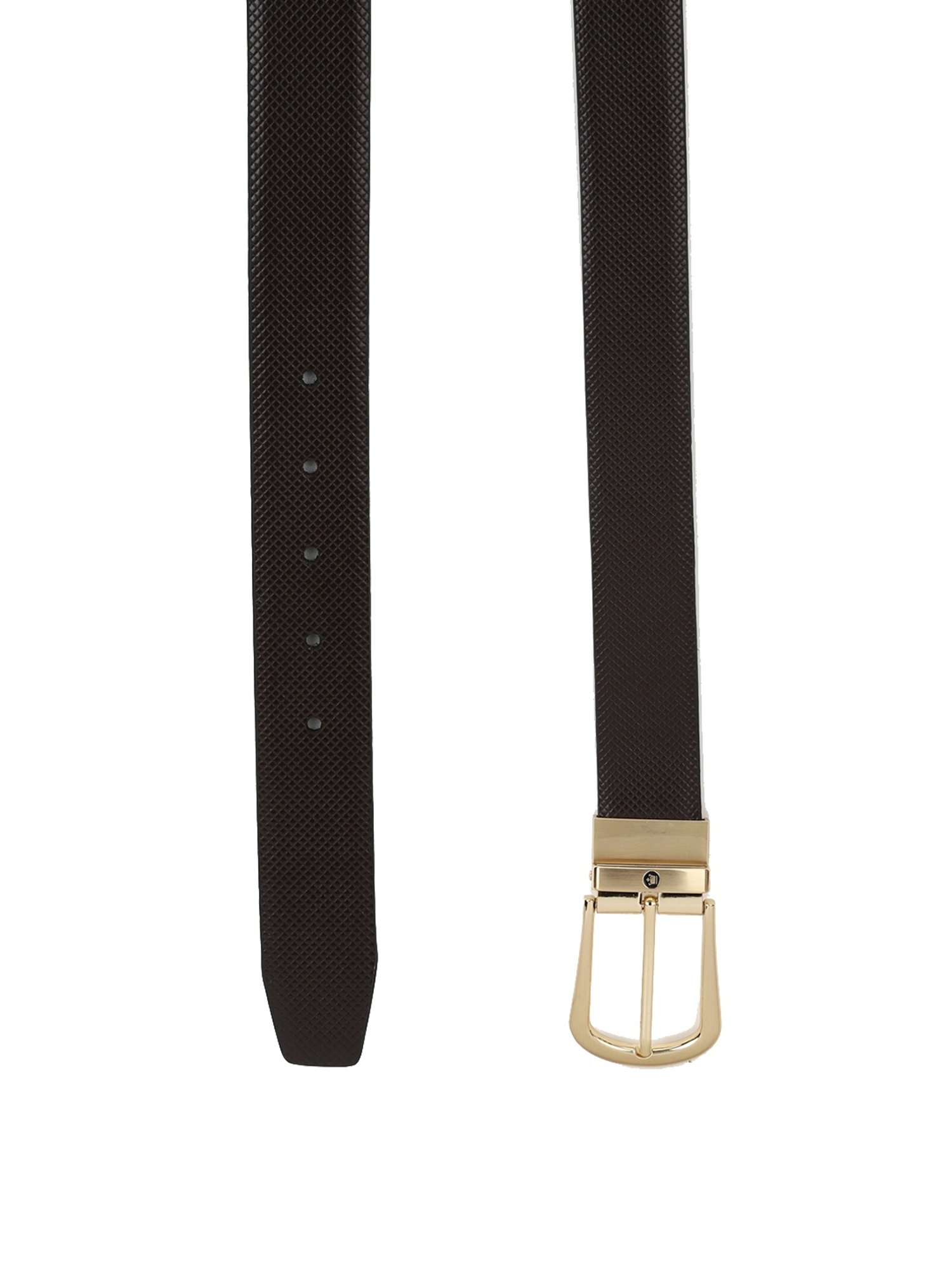 Buy Louis Philippe Men Black Leather Belt - Belts for Men 20183062