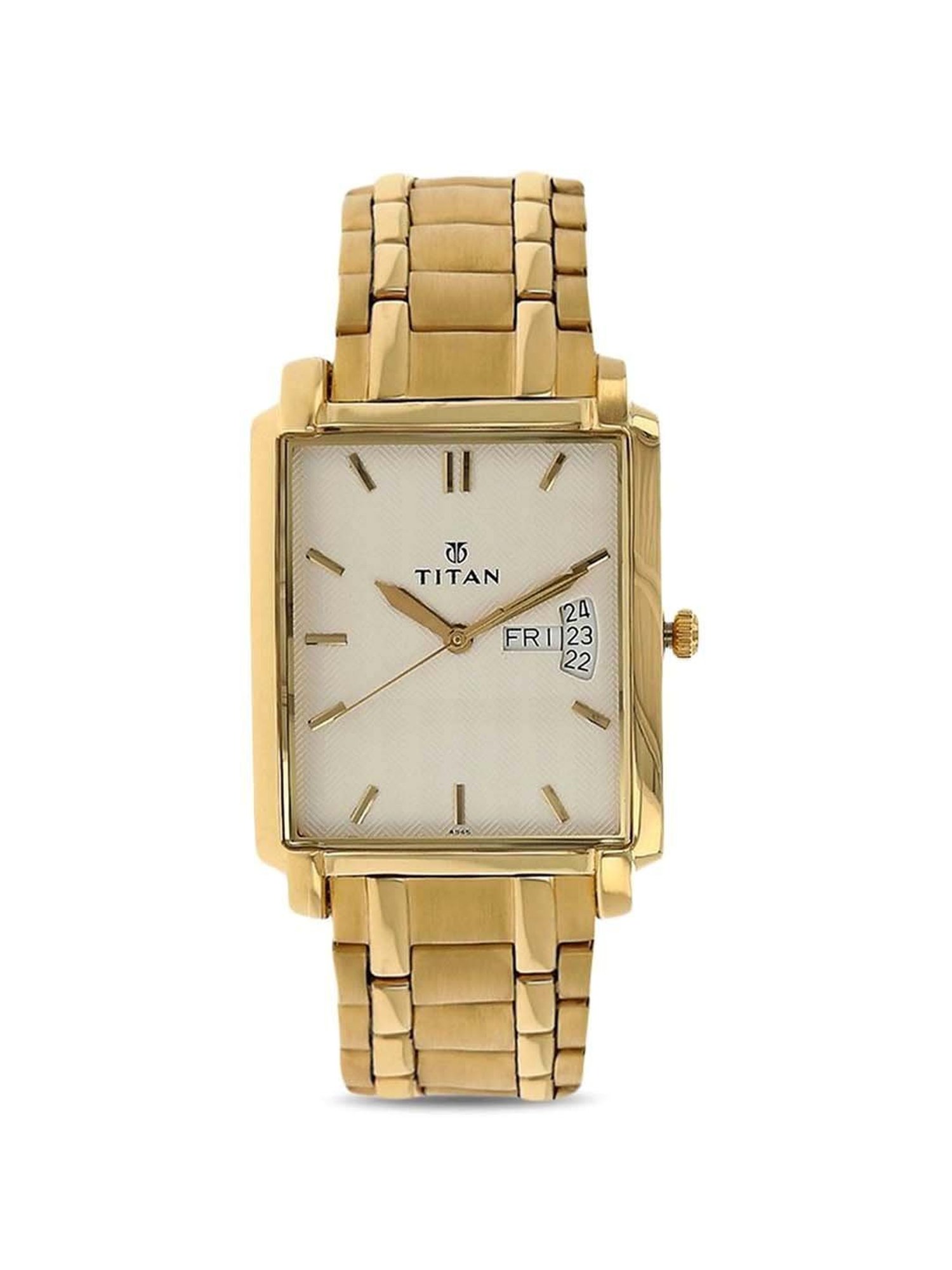 Buy online Titan Regalia Analog White Dial Men's Watch - Ne1506ym01 from  Watches for Men by Titan for ₹5795 at 4% off