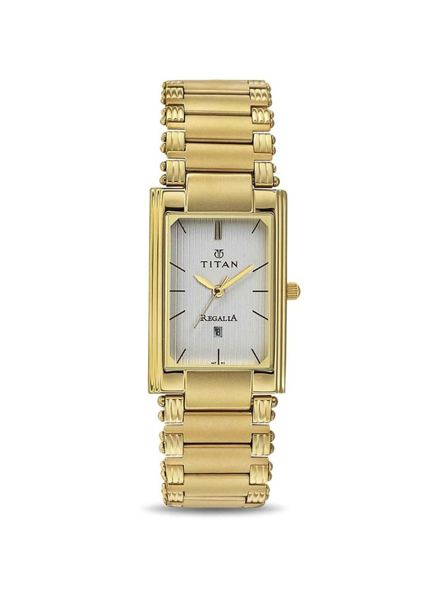 Titan regalia gold watch price hot sale