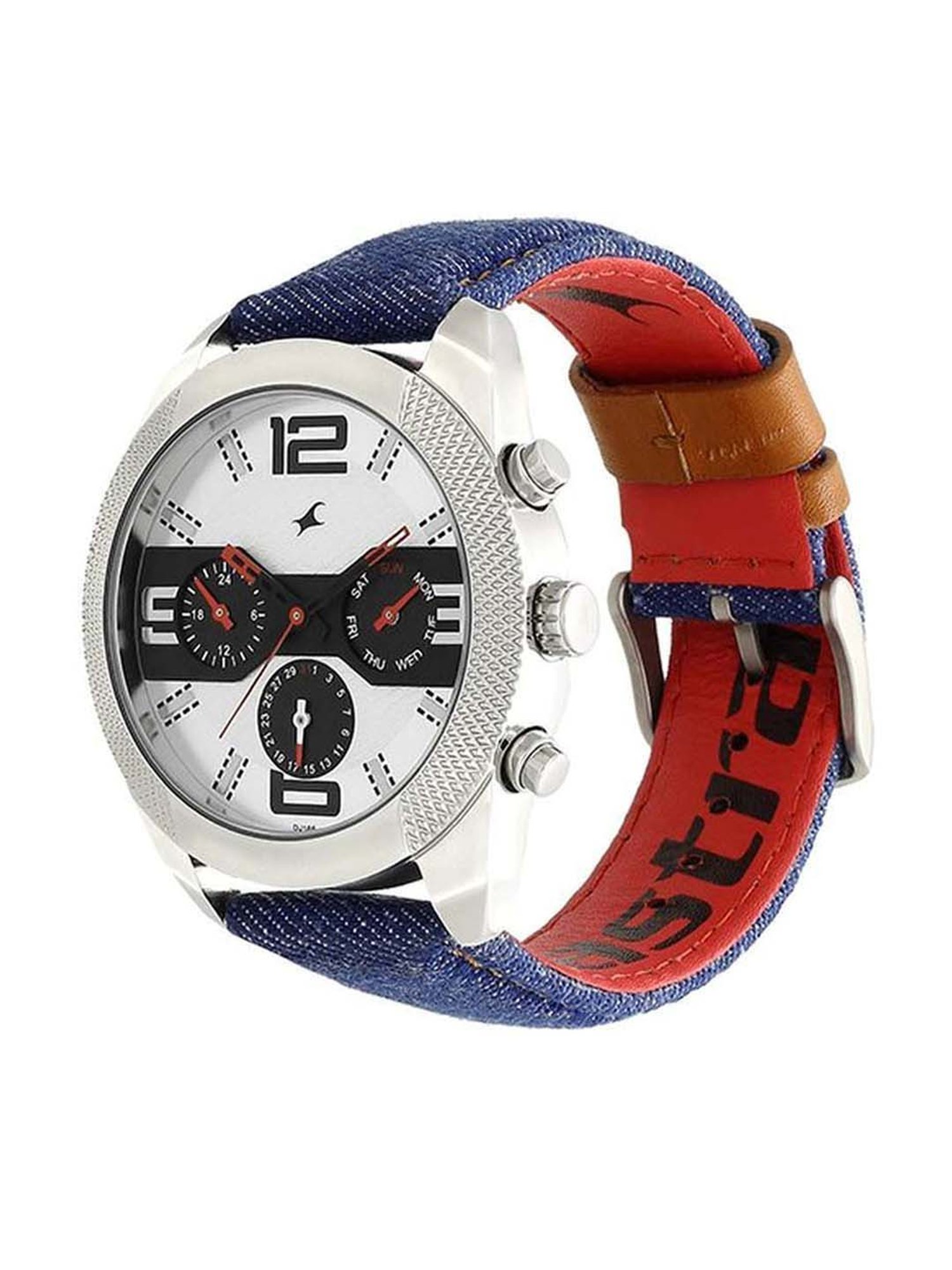 fastrack watch denim