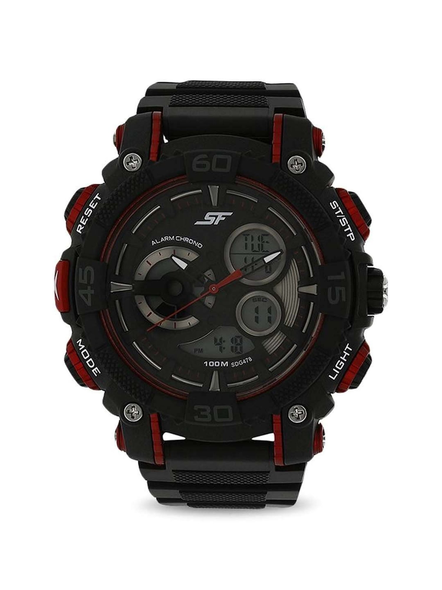 SF Nitro Analog-Digital Black Dial Men's Watch - 77102PP04 / 77102PP04 :  Amazon.in: Fashion