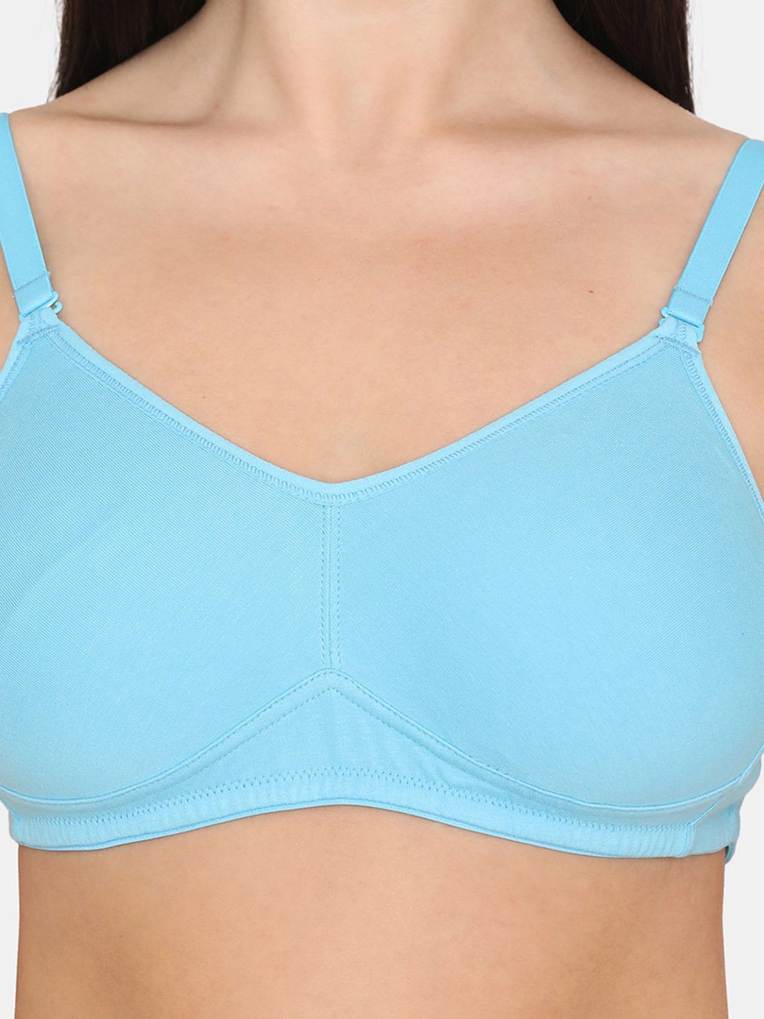 Buy Zivame Blue Non Wired Non Padded T-Shirt Bra for Women Online @ Tata  CLiQ