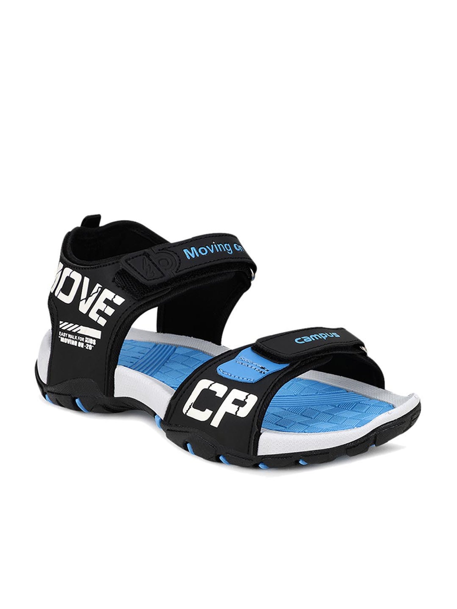 Buy Campus Kids 3K 952 Black Floater Sandals for Boys at Best