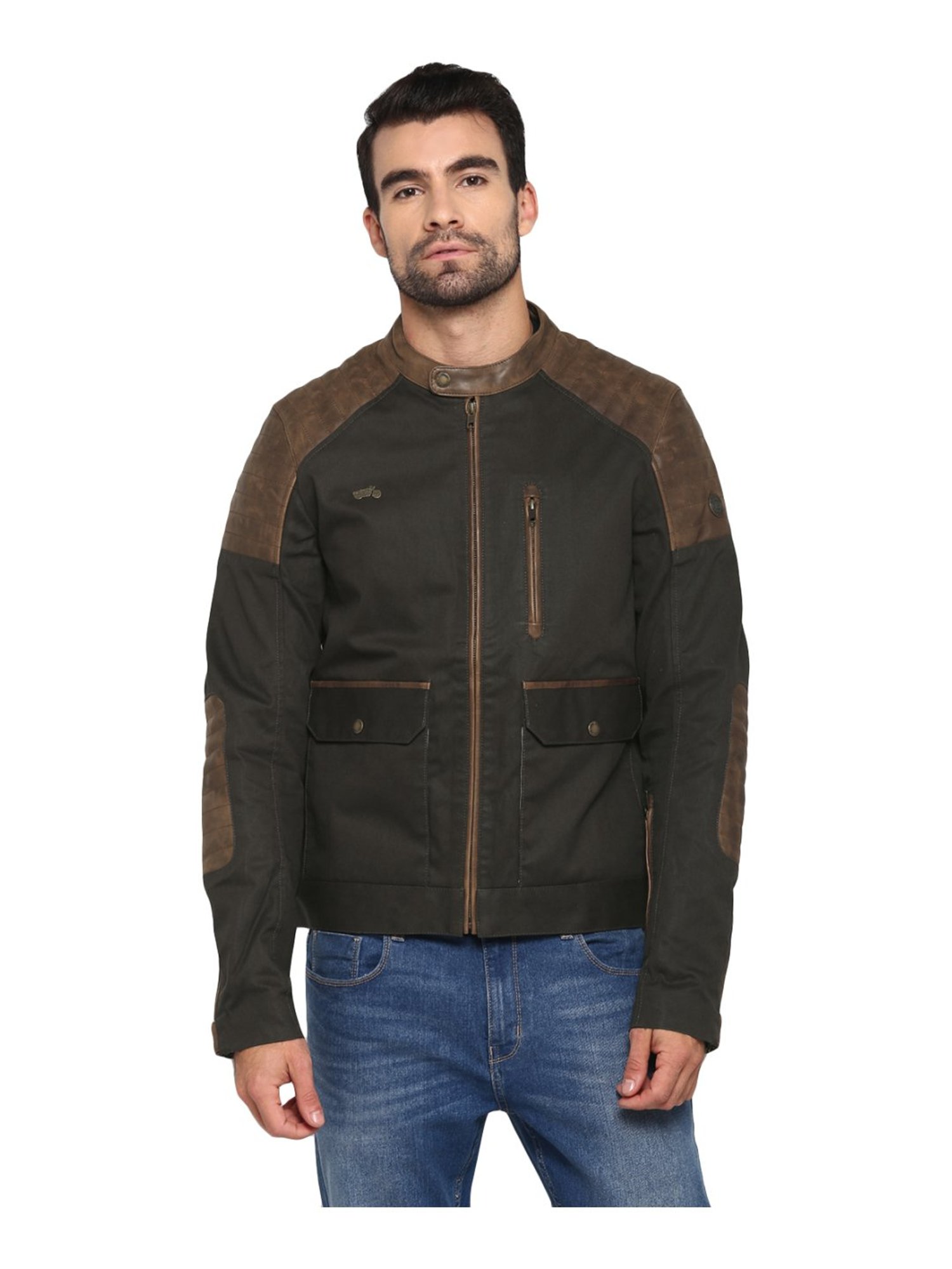 royal enfield olive green jacket