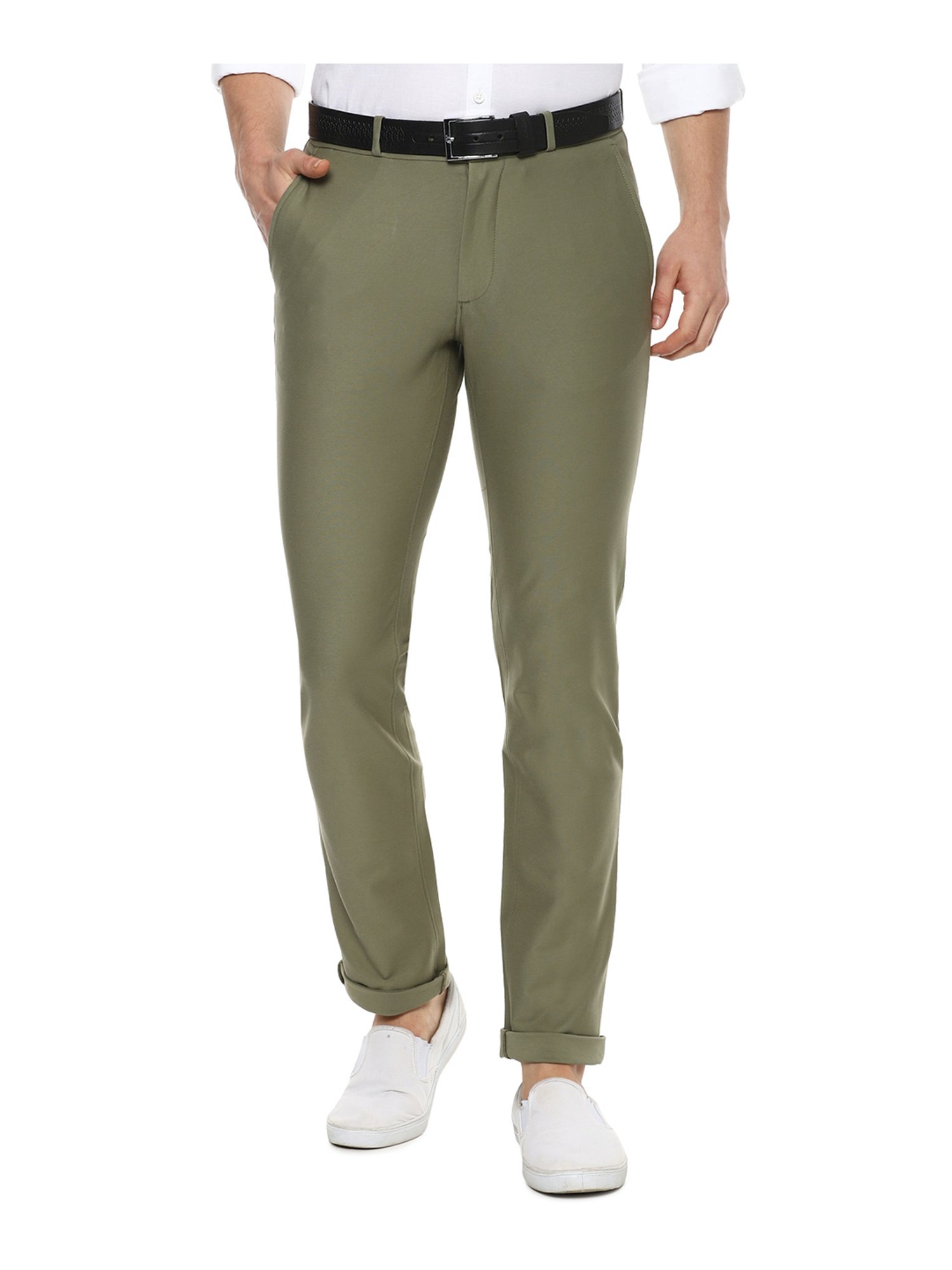 Buy Louis Philippe Grey Regular Fit Formal Pleated Trousers for Mens Online   Tata CLiQ