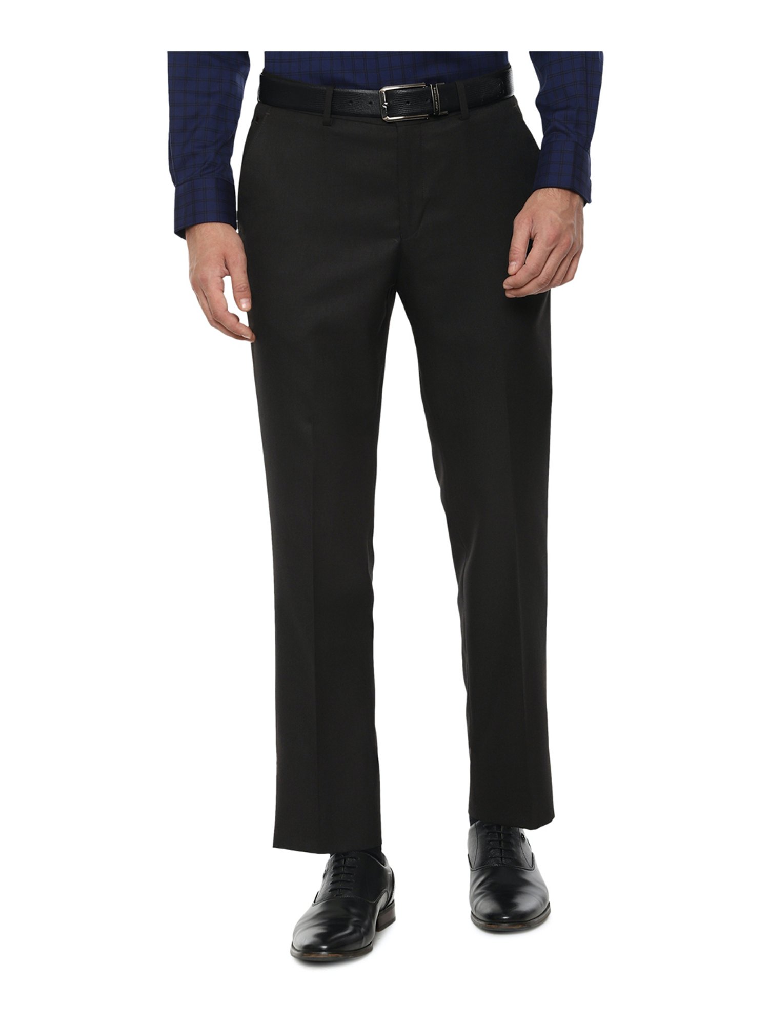 Louis Philippe Formal Trousers  Buy Louis Philippe Black Trousers Online   Nykaa Fashion