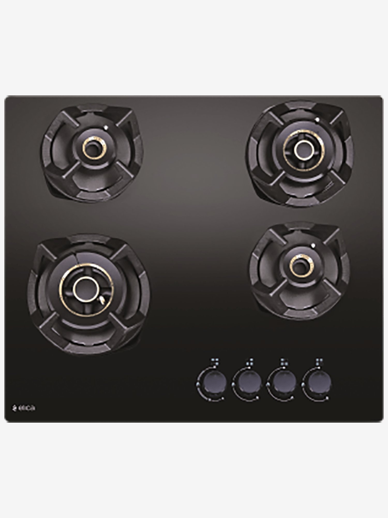 Elica Classic Flexi AB MFC 4B 60 MT 3083 4 Burner Builtin Hob (Black