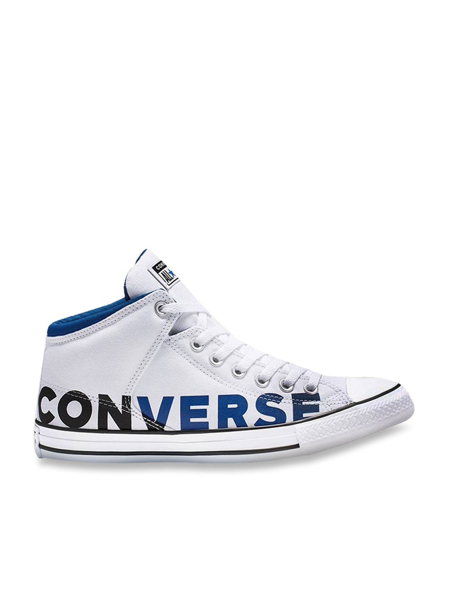 Converse white ankle on sale shoes