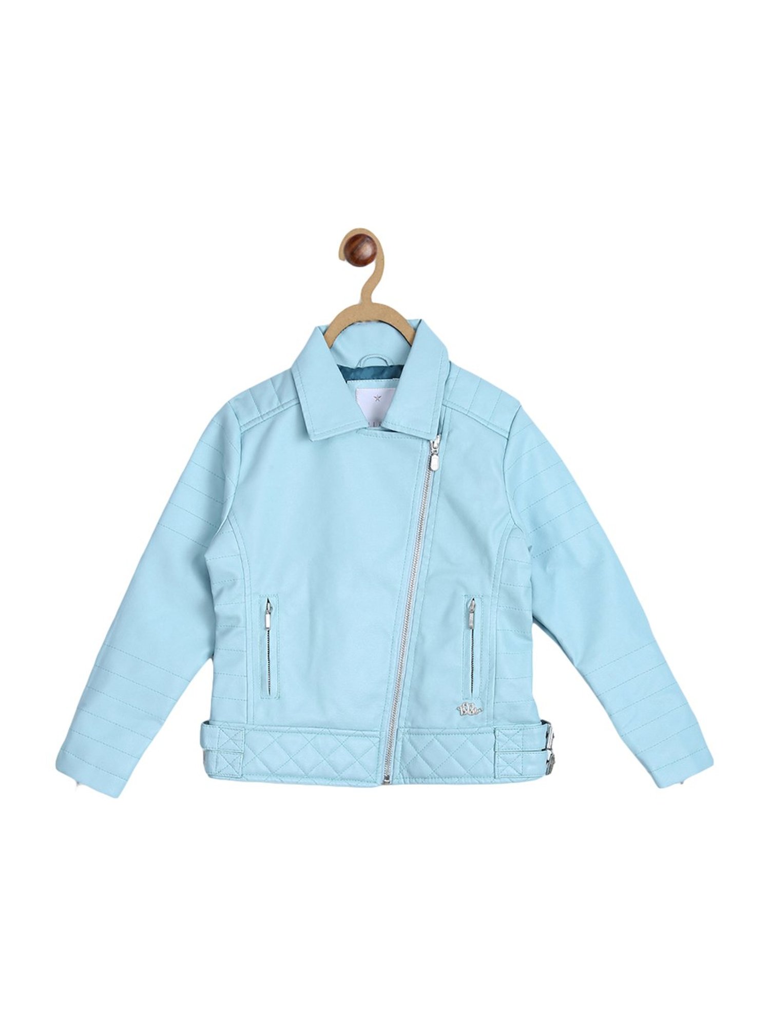 Printed denim jacket - Light denim blue/Minnie Mouse - Kids | H&M IN