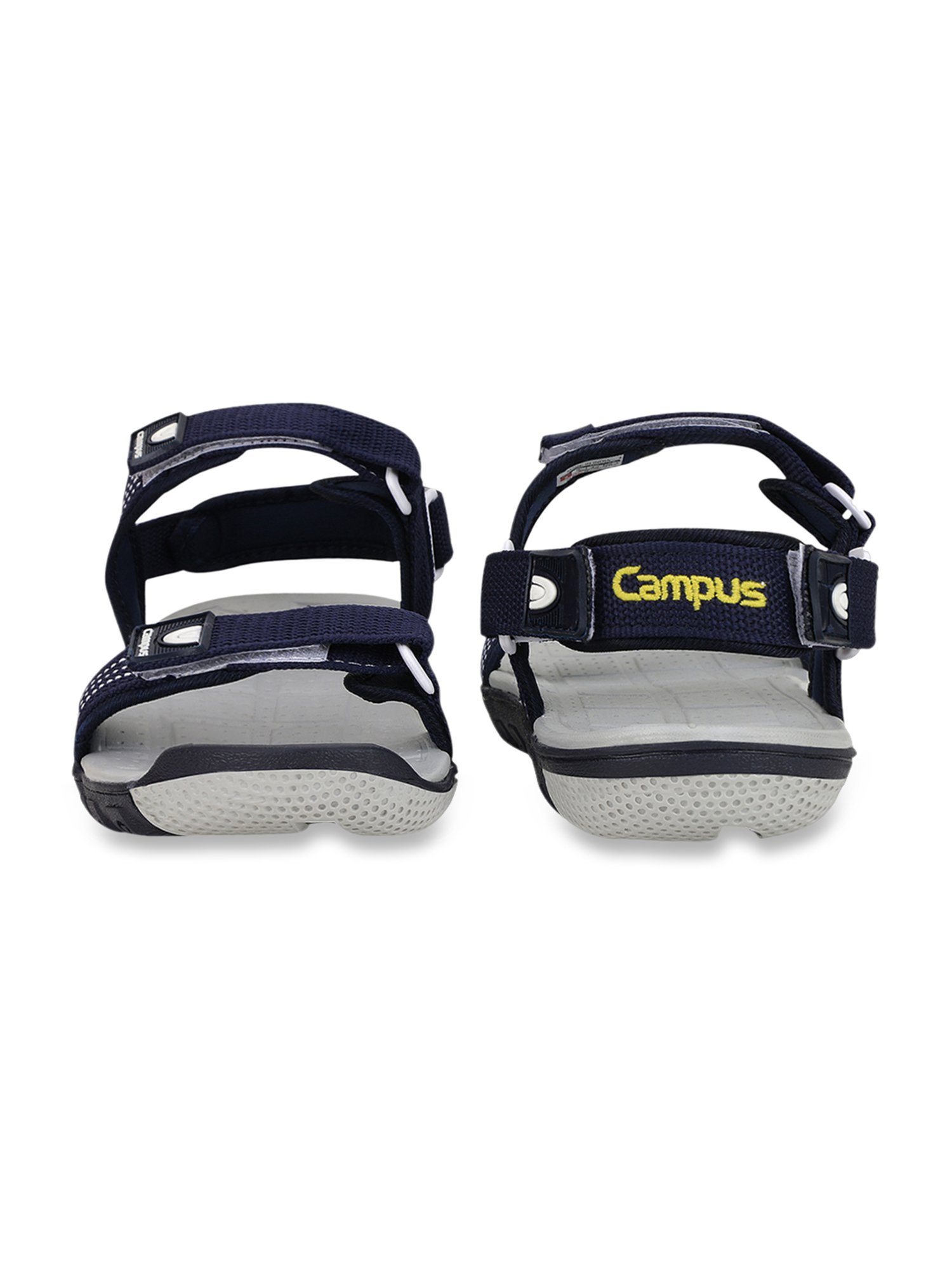 Buy CAMPUS Black Synthetic Velcro Men's Sport Sandals | Shoppers Stop