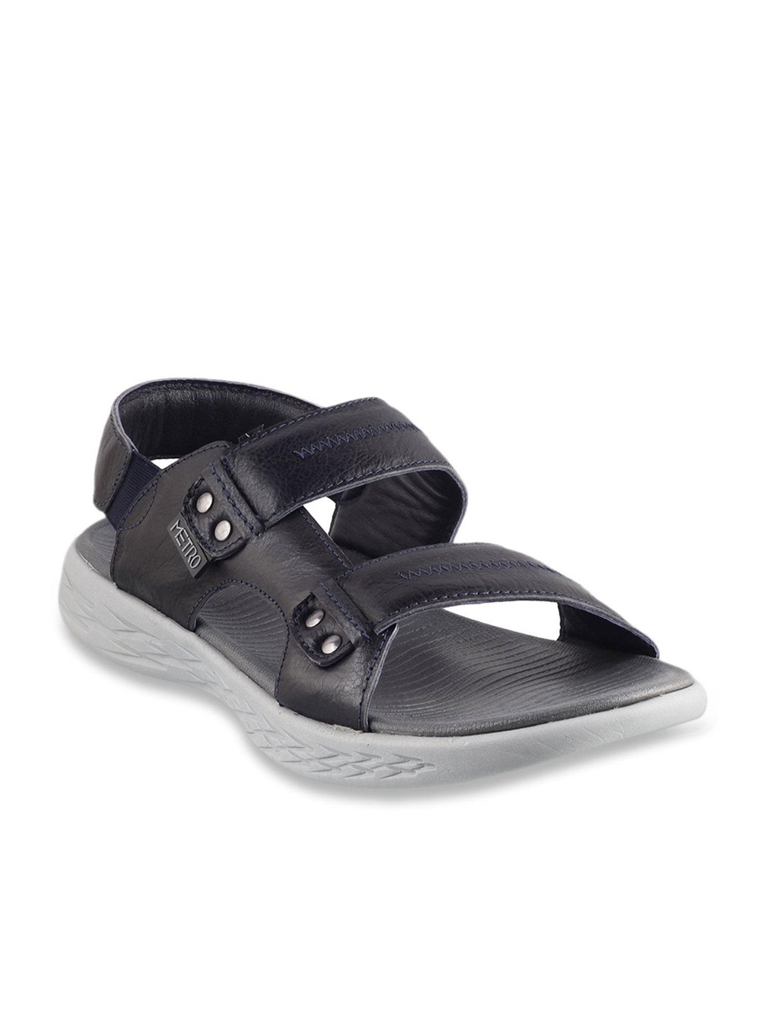 Buy Hush Puppies by Bata Black Cross Strap Sandals for Men at Best Price @  Tata CLiQ