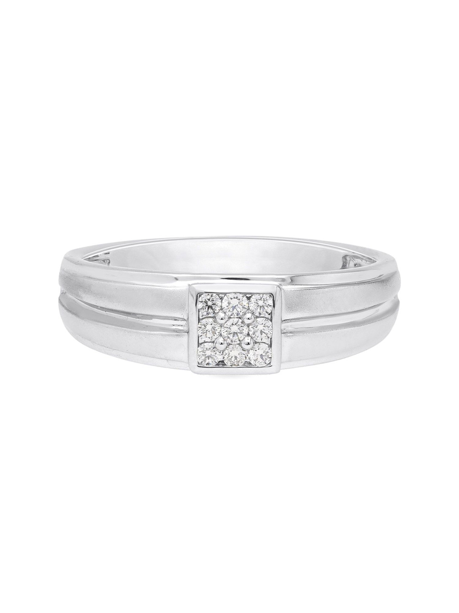 Silver Platinum Couple Rings, 10mm (dia) at Rs 4500/gram in Mumbai | ID:  2852470036512