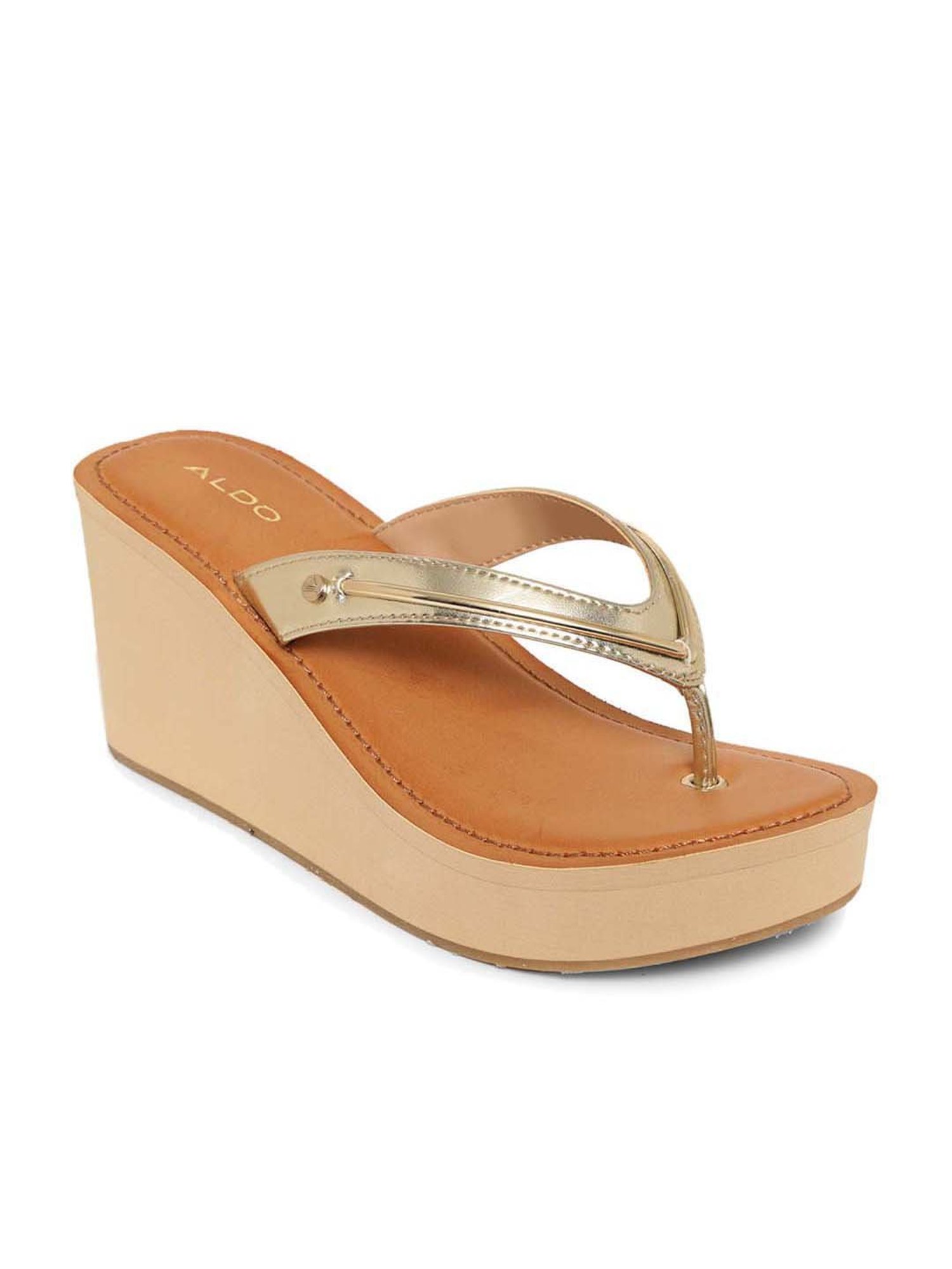 Aldo clearance gold wedges