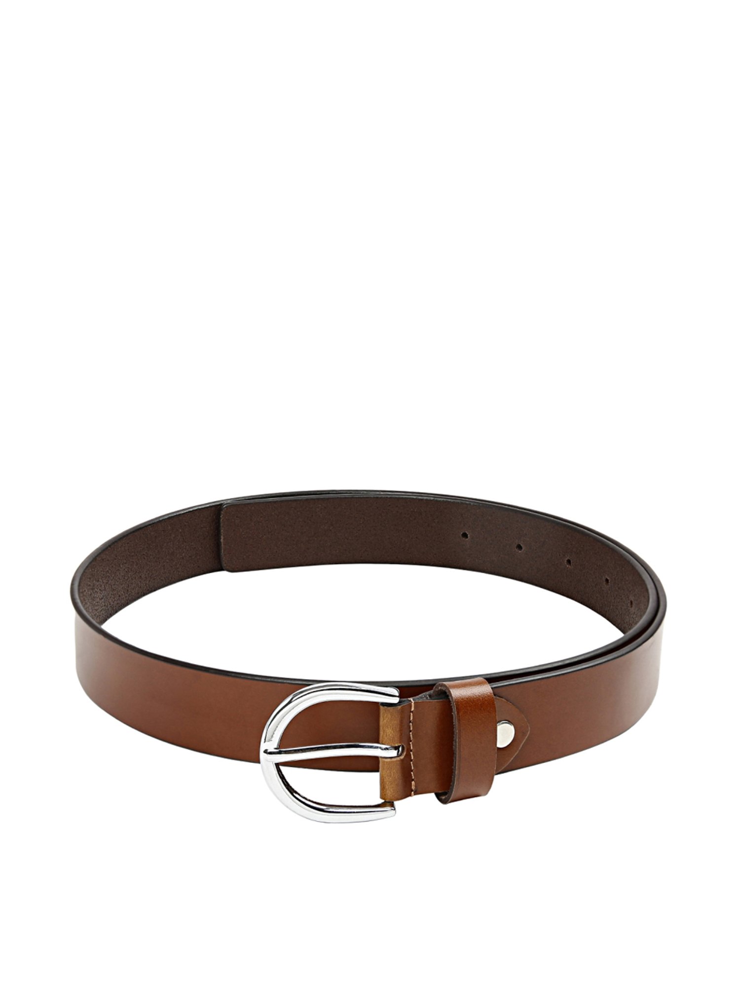 Buy Crusset Brown Suede Waist Belt for Women Online At Best Price