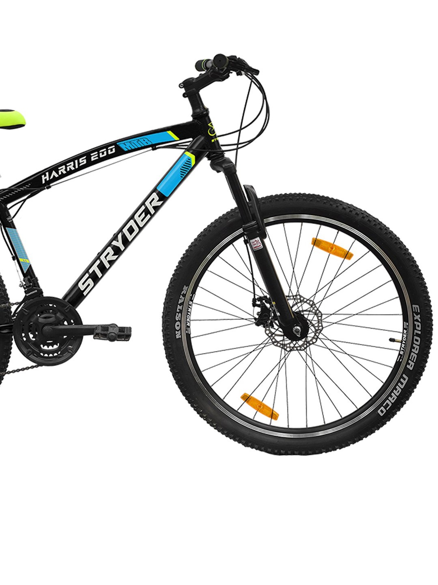Stryder Matt Black Harris 200 21S MTB Bicycle (27.5 inch Wheel)