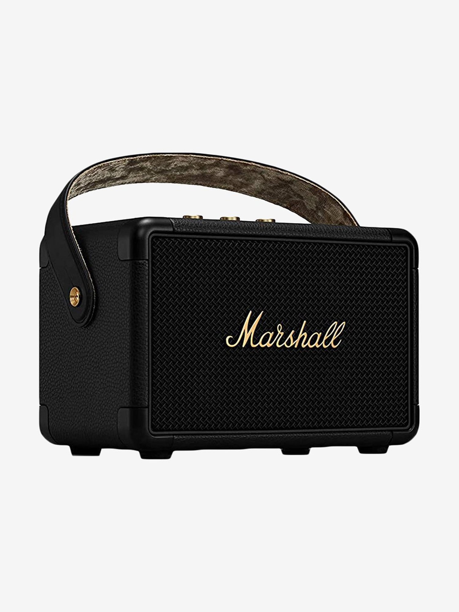 Marshall Kilburn II 36W Bluetooth Speaker (MSKLBN2BLKBR, Black/Brass