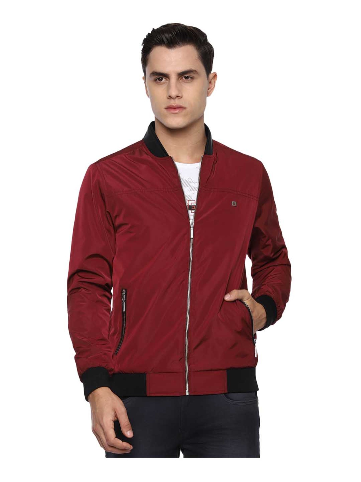LP Jeans by Louis Philippe Full Sleeve Solid Men Jacket - Buy LP Jeans by  Louis Philippe Full Sleeve Solid Men Jacket Online at Best Prices in India