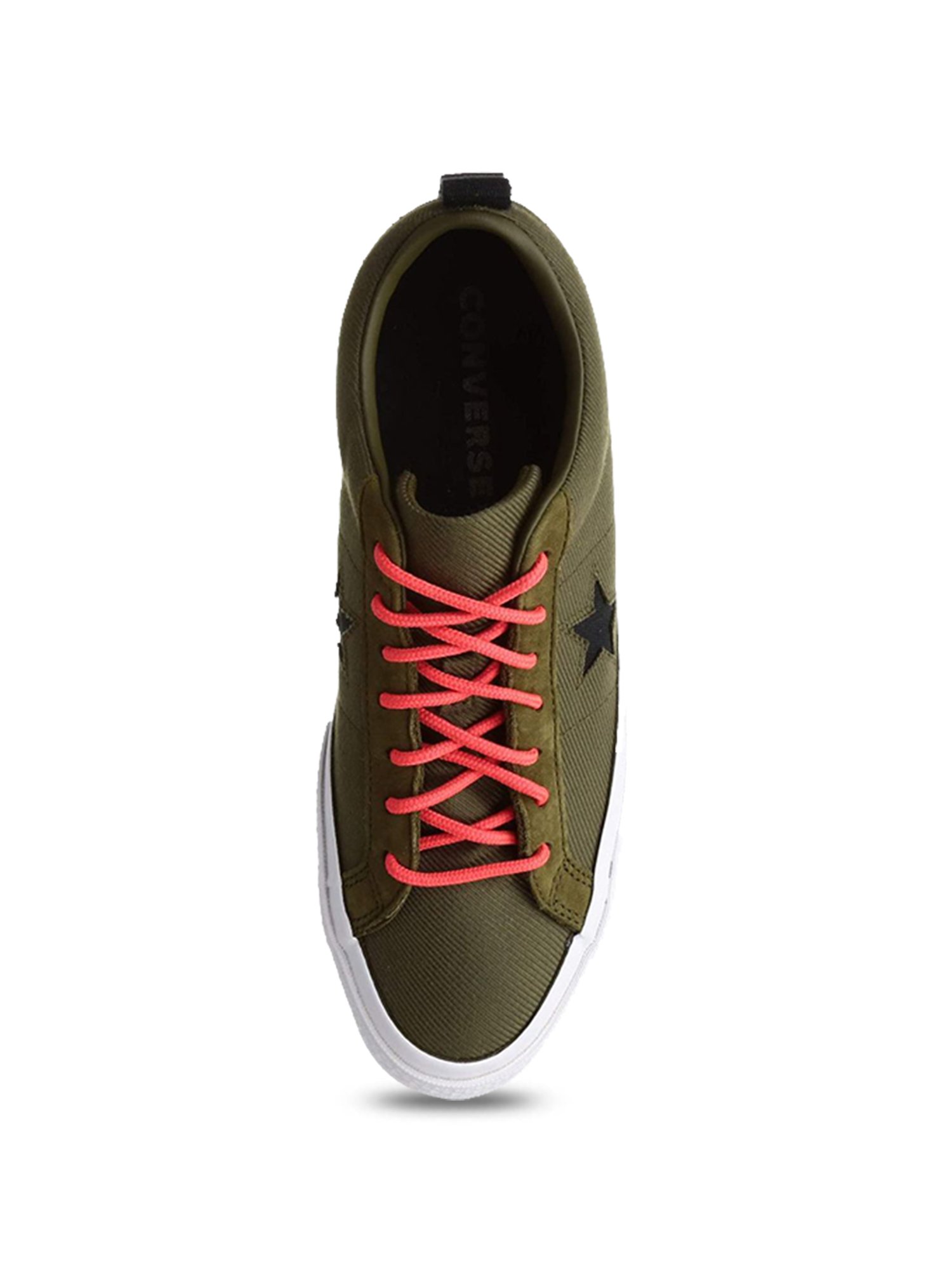 Olive green converse one 2025 star