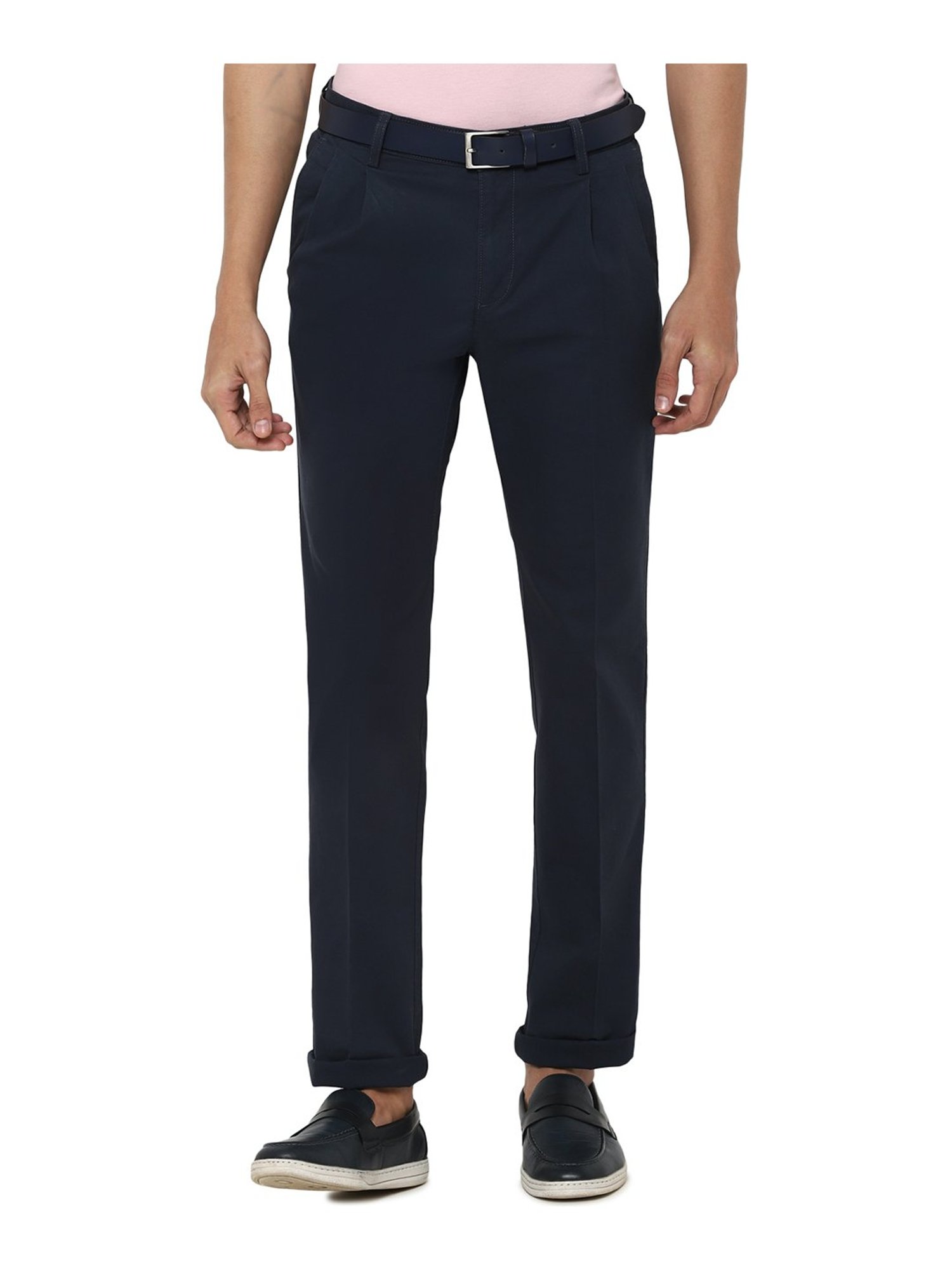 Buy Allen Solly Allen Solly Woman Striped Printed Regular Fit Trousers at  Redfynd