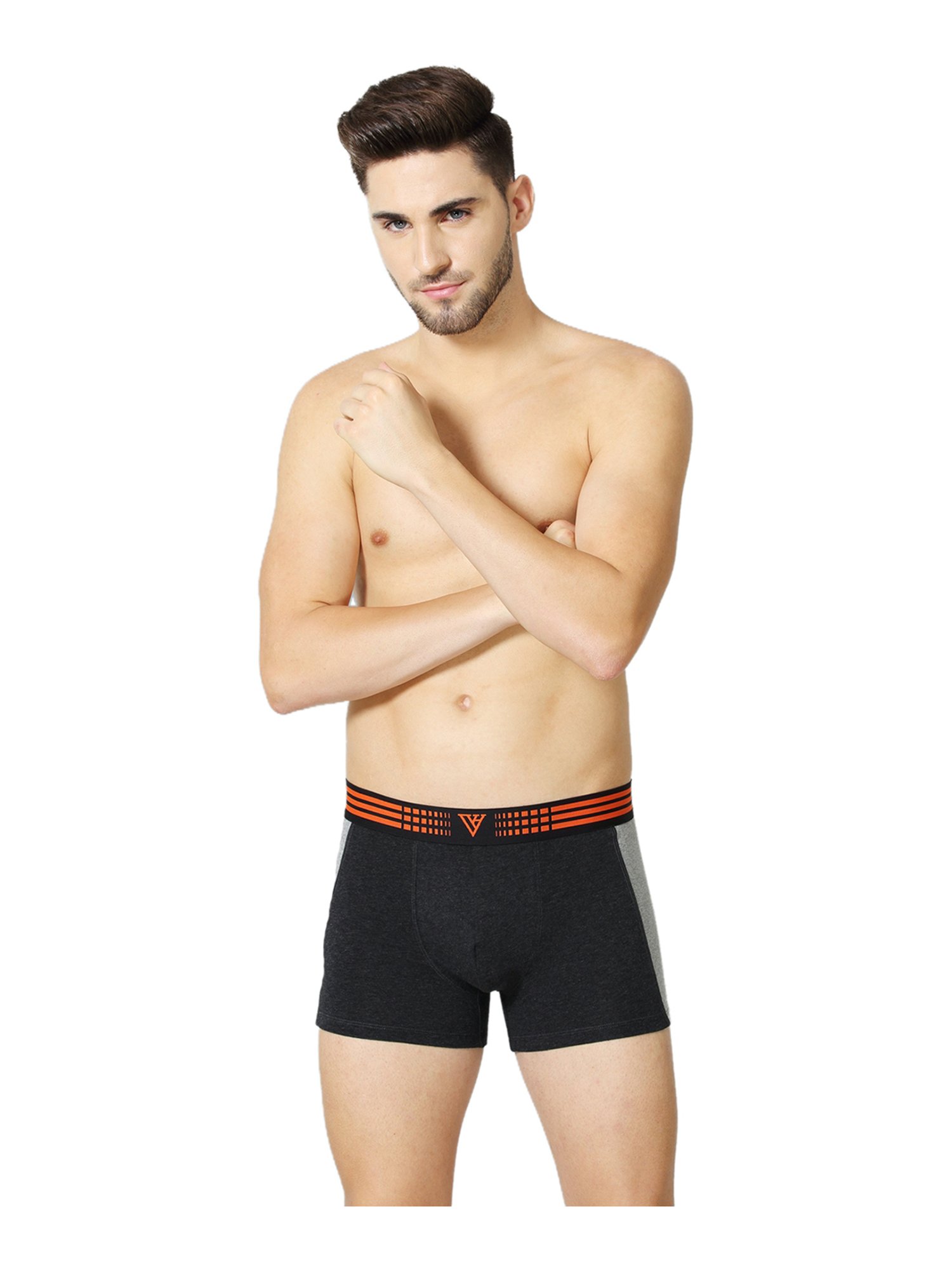 Buy Van Heusen Dark Grey Trunks for Men's Online @ Tata CLiQ