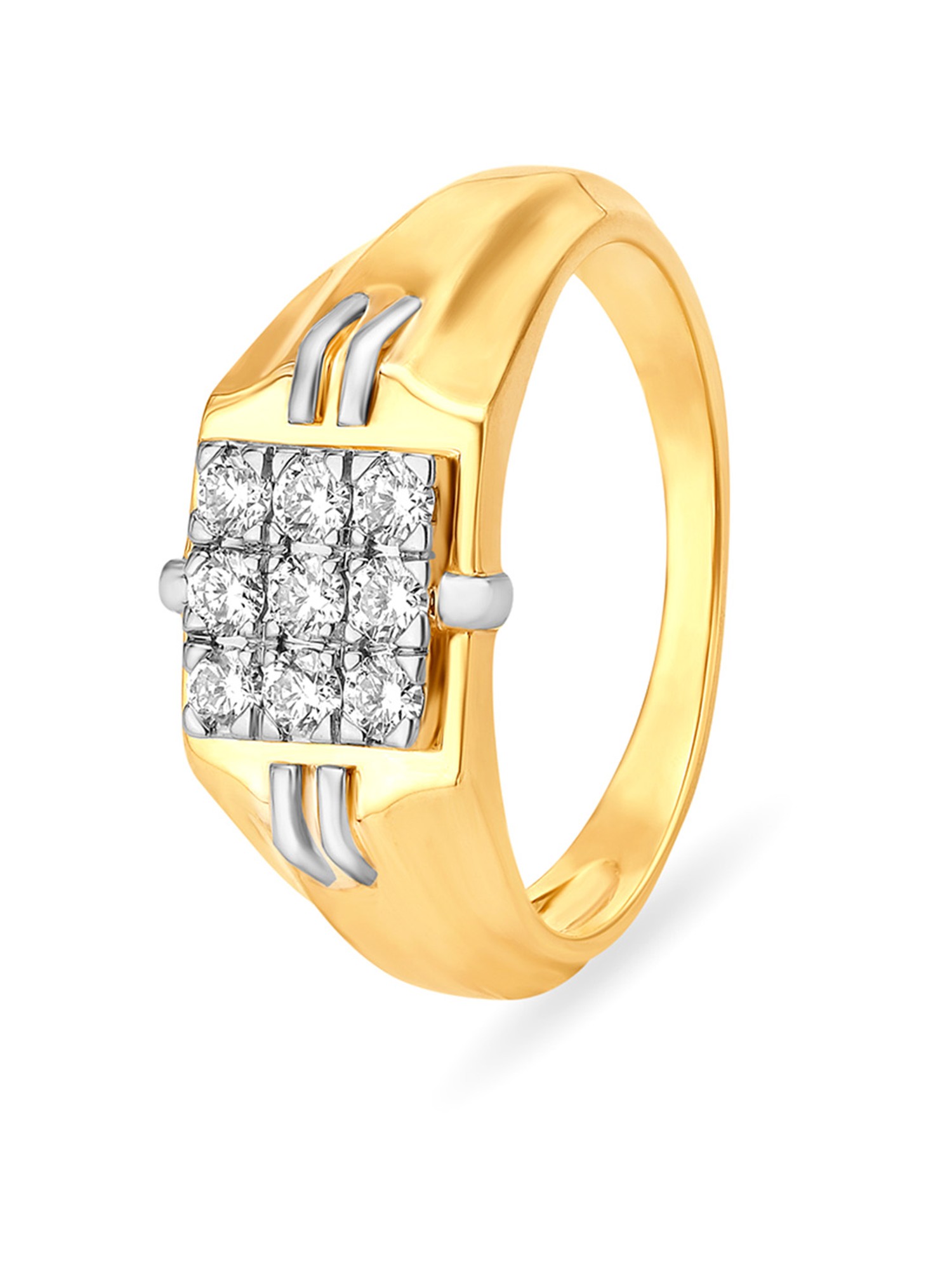 Buy Urbane 18 Karat Gold And Diamond Ring at Best Price | Tanishq UAE