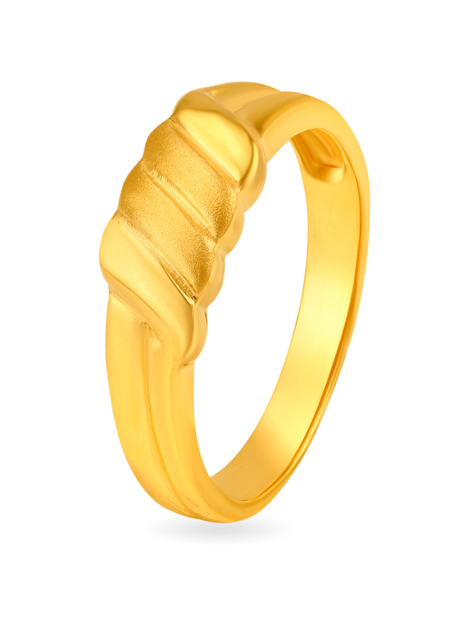 Glamorous Tiered Gold Ring for Men