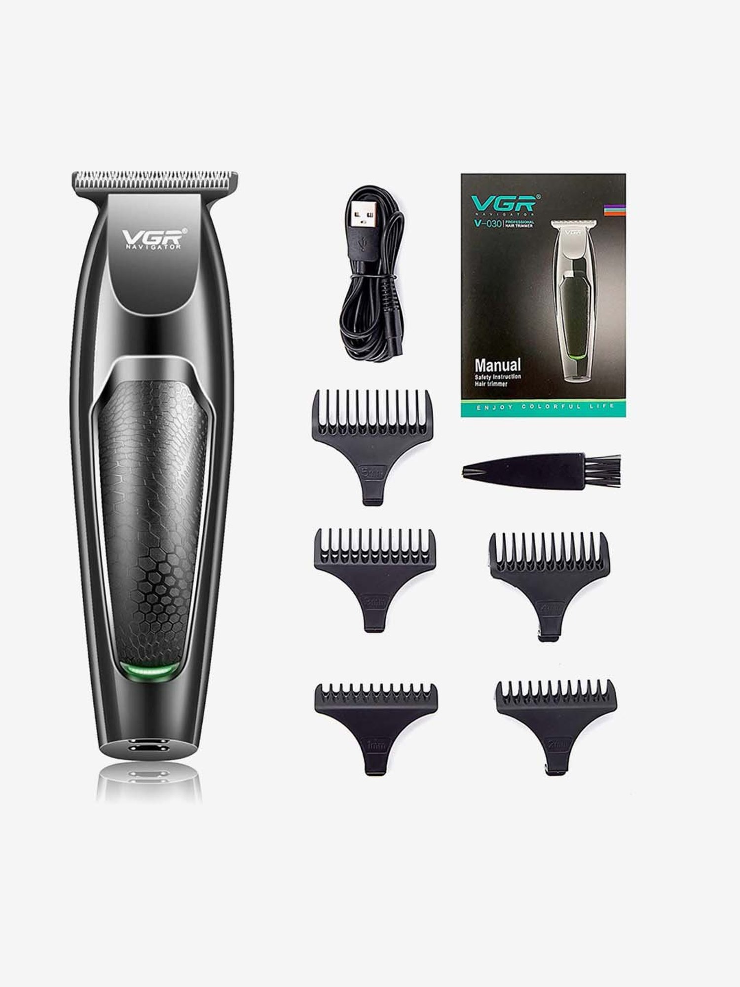 VGR V030 Professional Hair Corded and Cordless Trimmer for Men 100