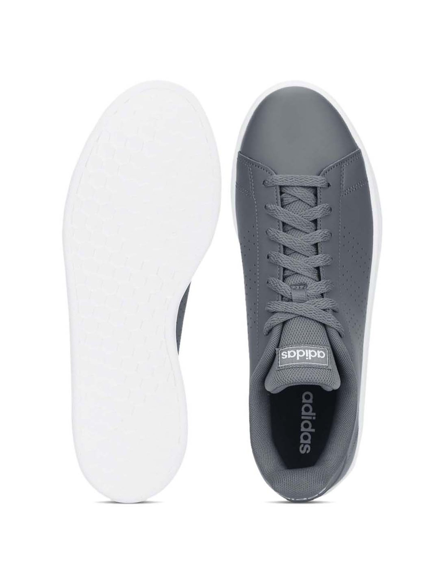 adidas advantage metallic sneaker