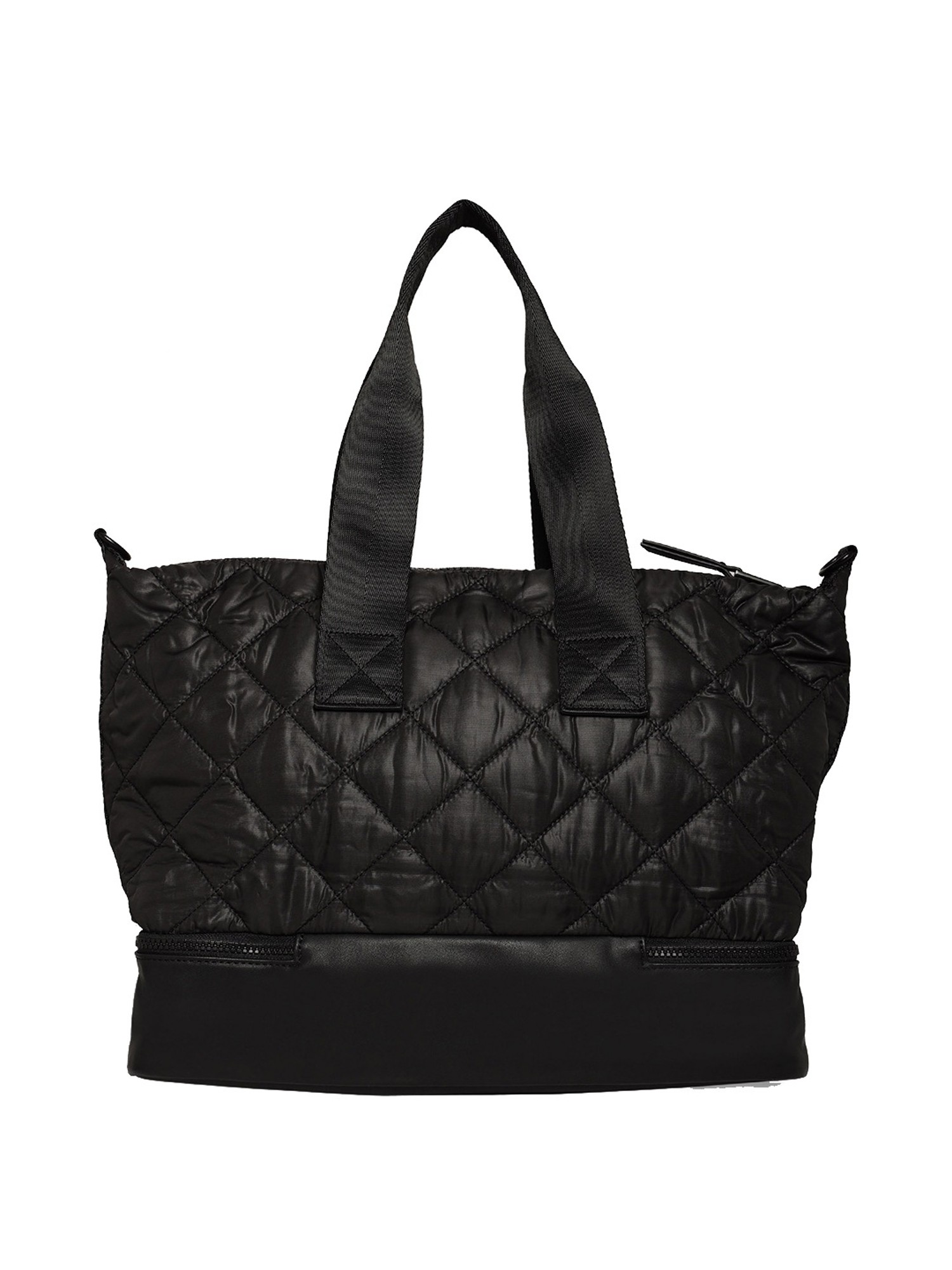 Buy Aldo PILINI Black Quilted Medium Tote Handbag For Women At
