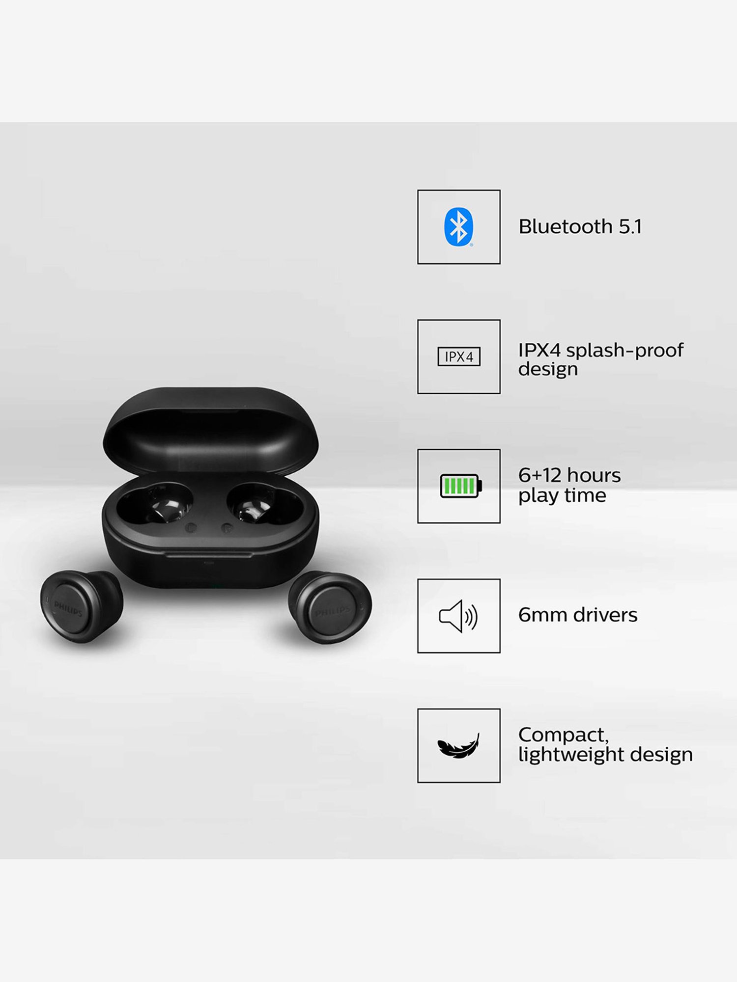 Philips tws bluetooth cheap 5.0