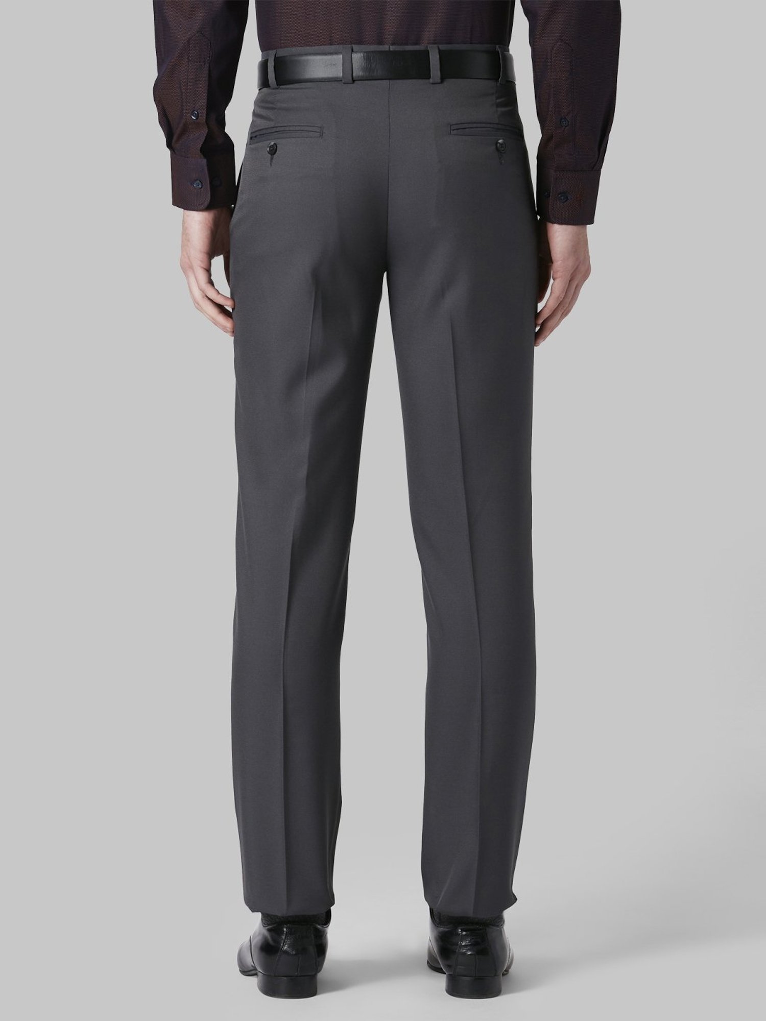 Buy Park Avenue Blue Regular Fit Trousers for Mens Online  Tata CLiQ