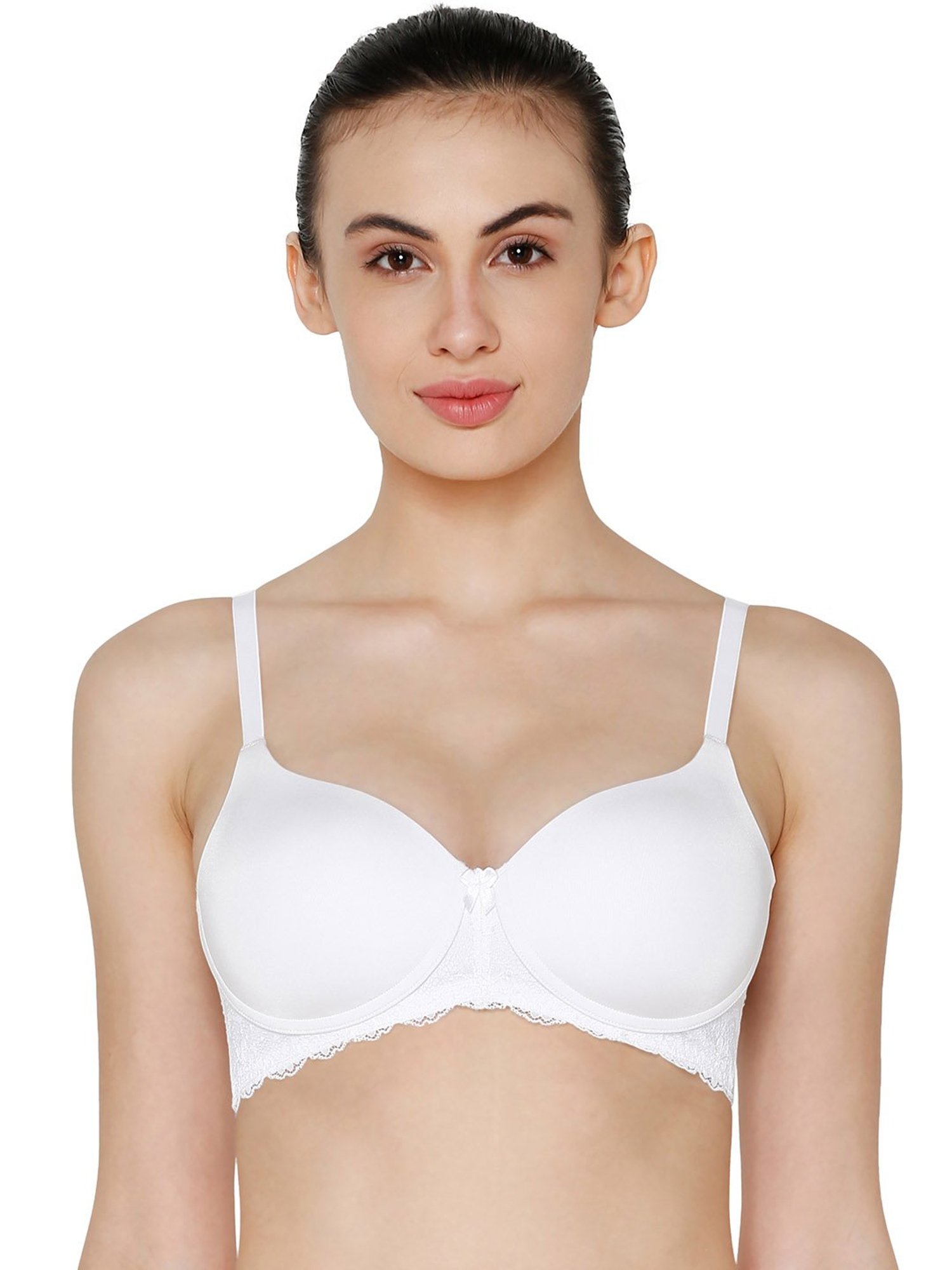 Triumph Non Padded Bra white lace Size 32B brand NEW 