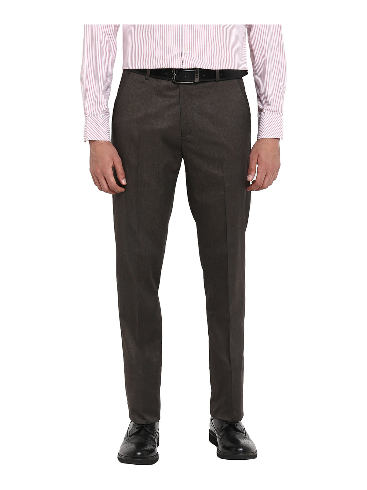 Buy Cantabil Men Blue Self Design Formal Trousers Online at Best Prices in  India - JioMart.