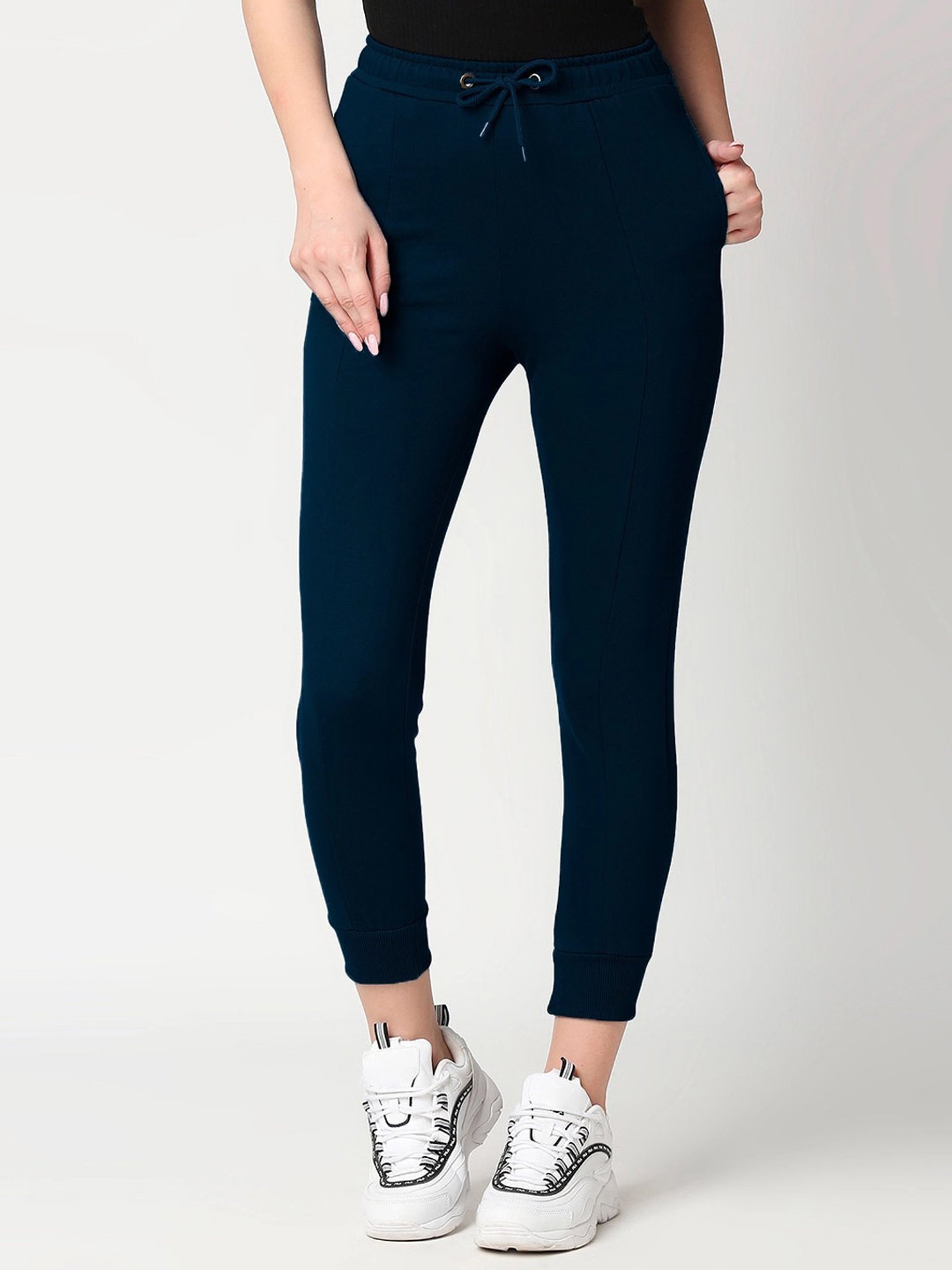 Buy SHOWOFF Grey Cotton Leggings for Women Online @ Tata CLiQ