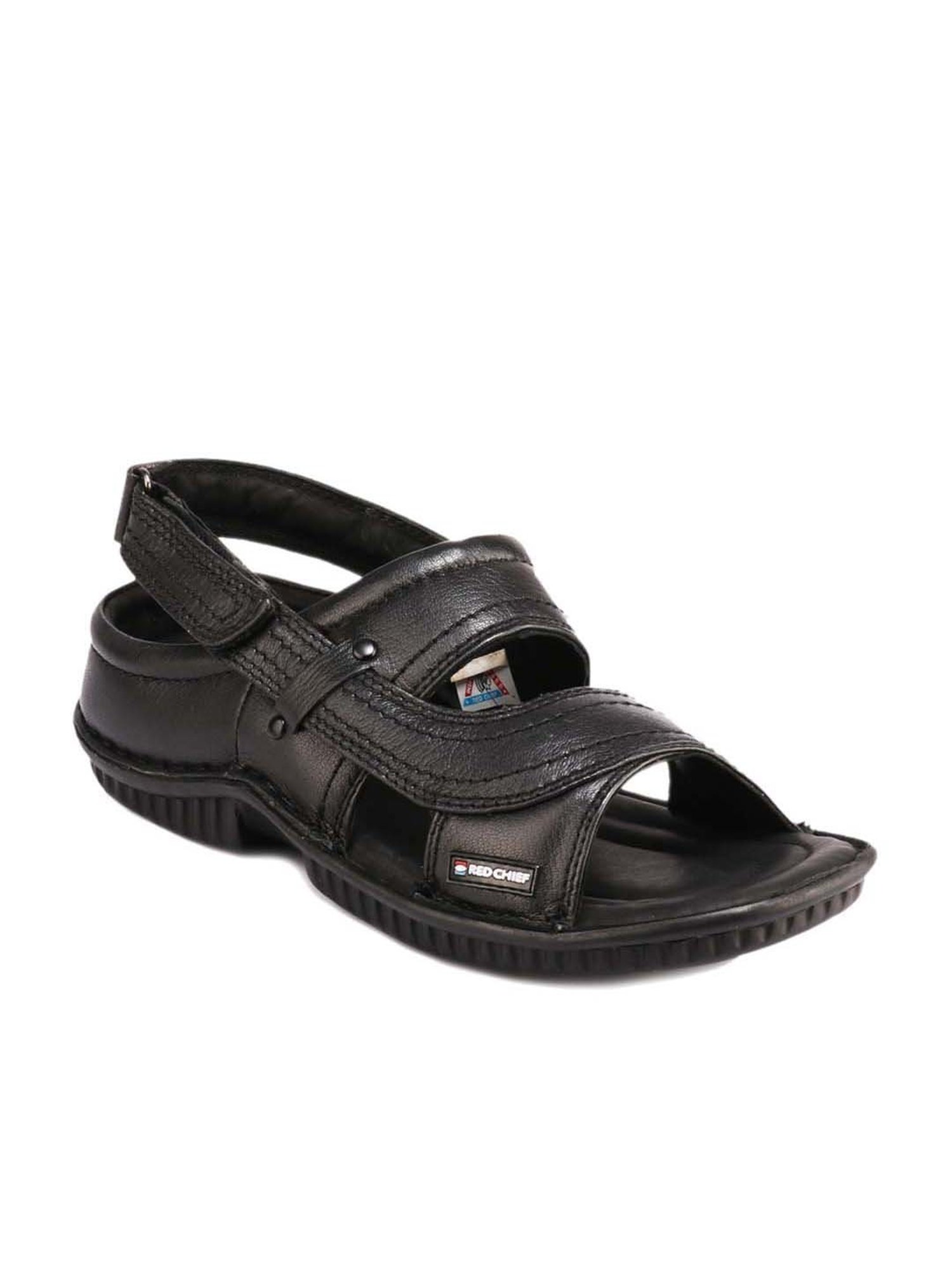 Red Chief Brand Men's RC377 Casual Chappal/Sandal (Black) :: RAJASHOES
