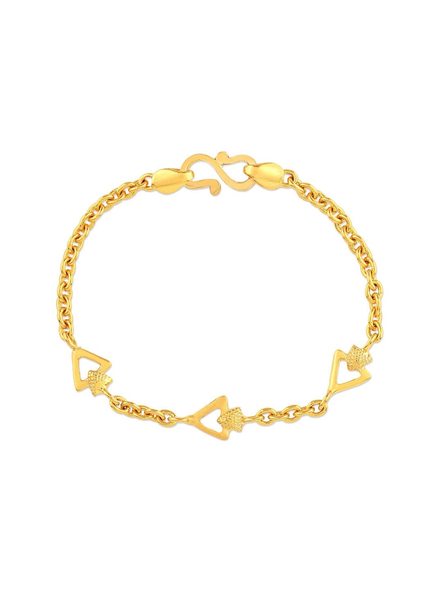 Buy Gold Bracelet Design One Gram Gold Link Chain Bracelet Guaranteed  Jewellery